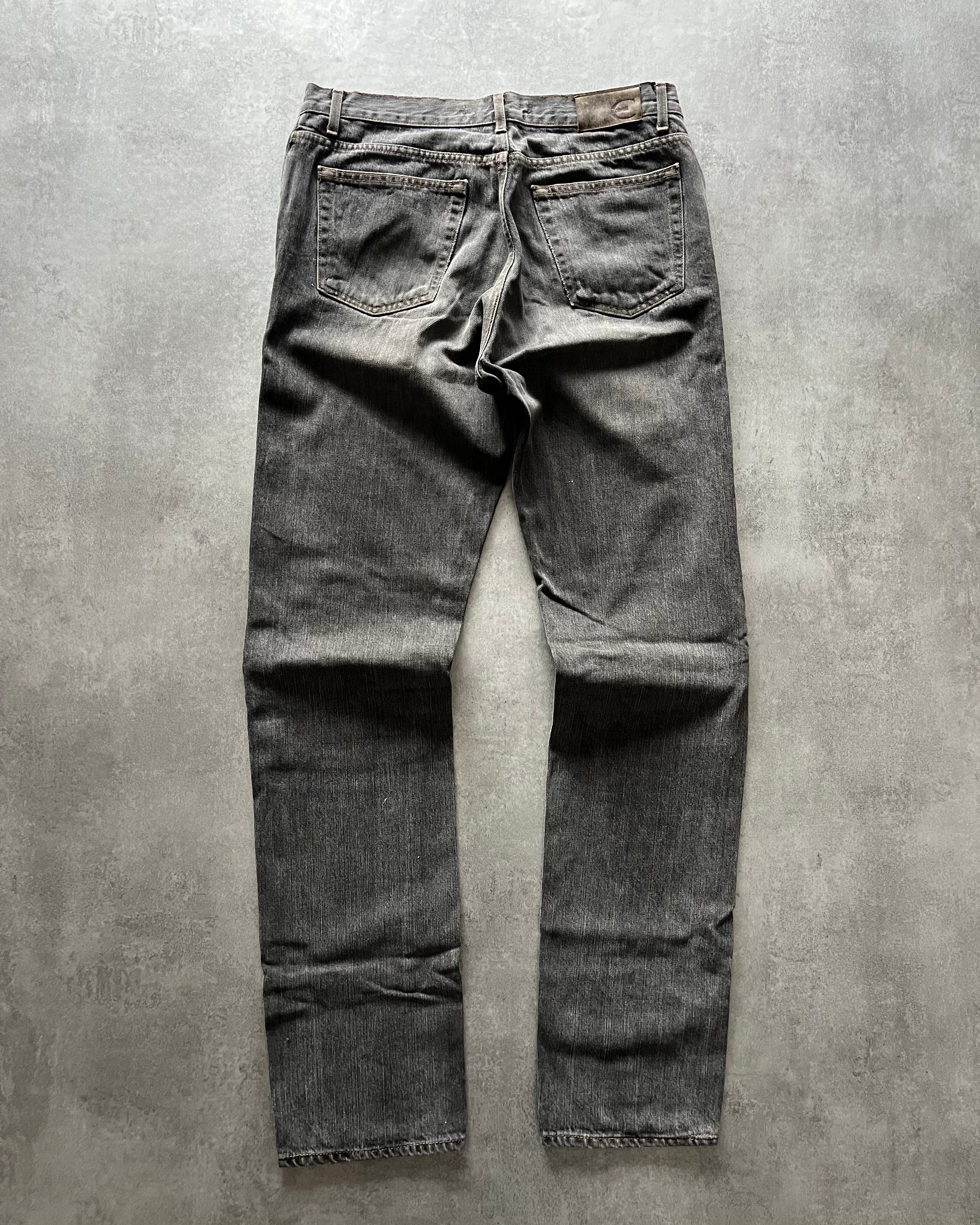 SS2004 Cavalli Daredevil Jungle Grey Jeans   (M) - 2