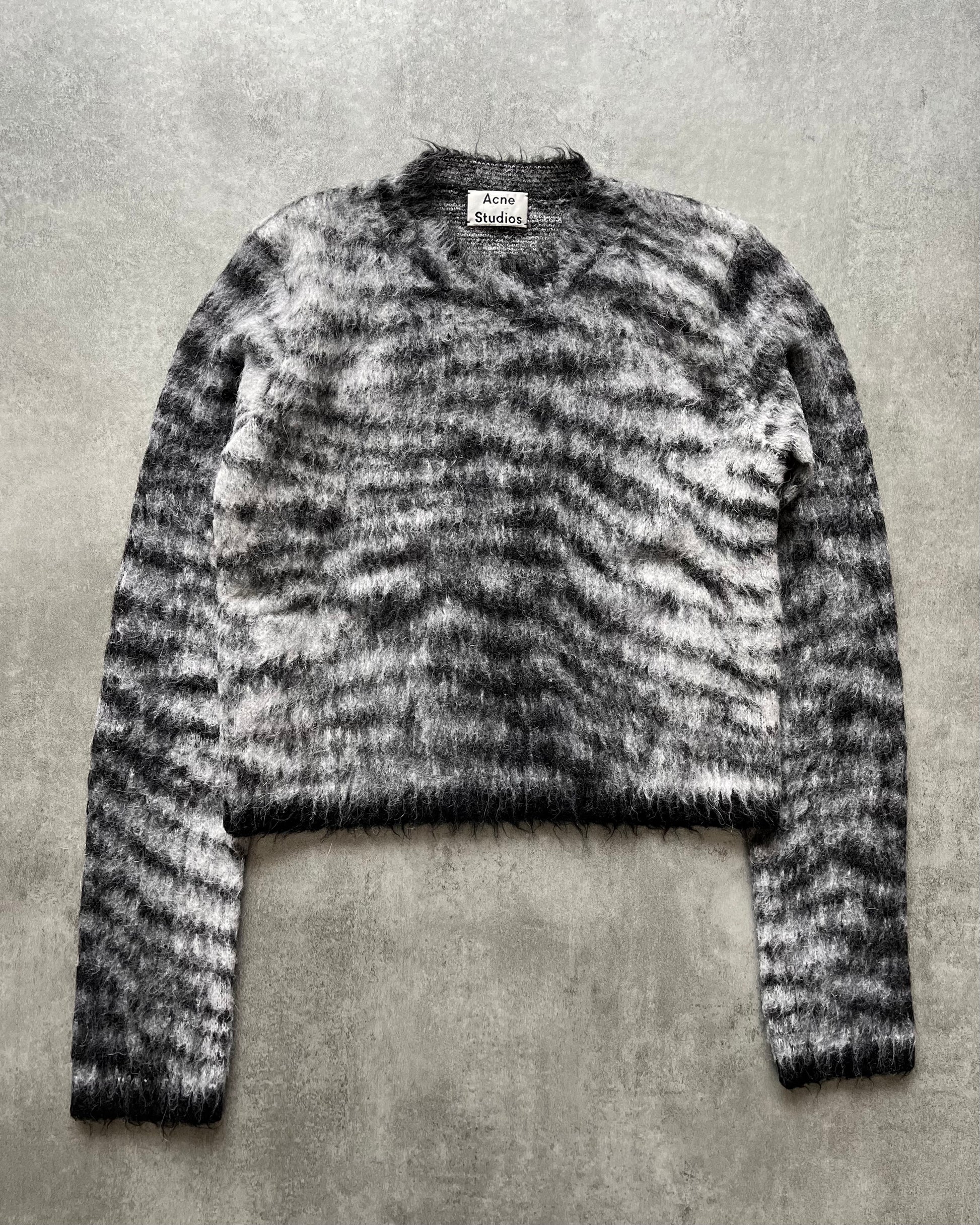 Acne Studios Modern Zebra Winter Sweater (M) - 7