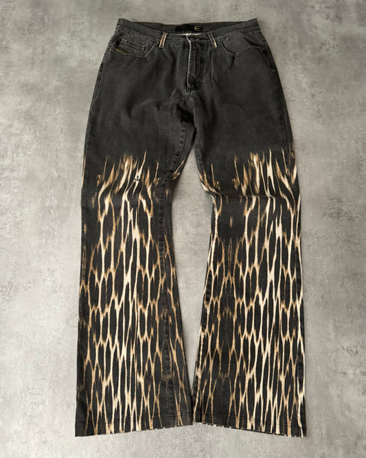 AW2004 Cavalli Relaxed Fire Magma Grey Jeans  (M) - 1
