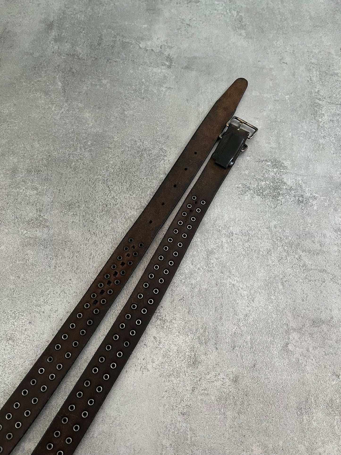 Dsquared2 Combat Retro Leather Belt (OS) - 7