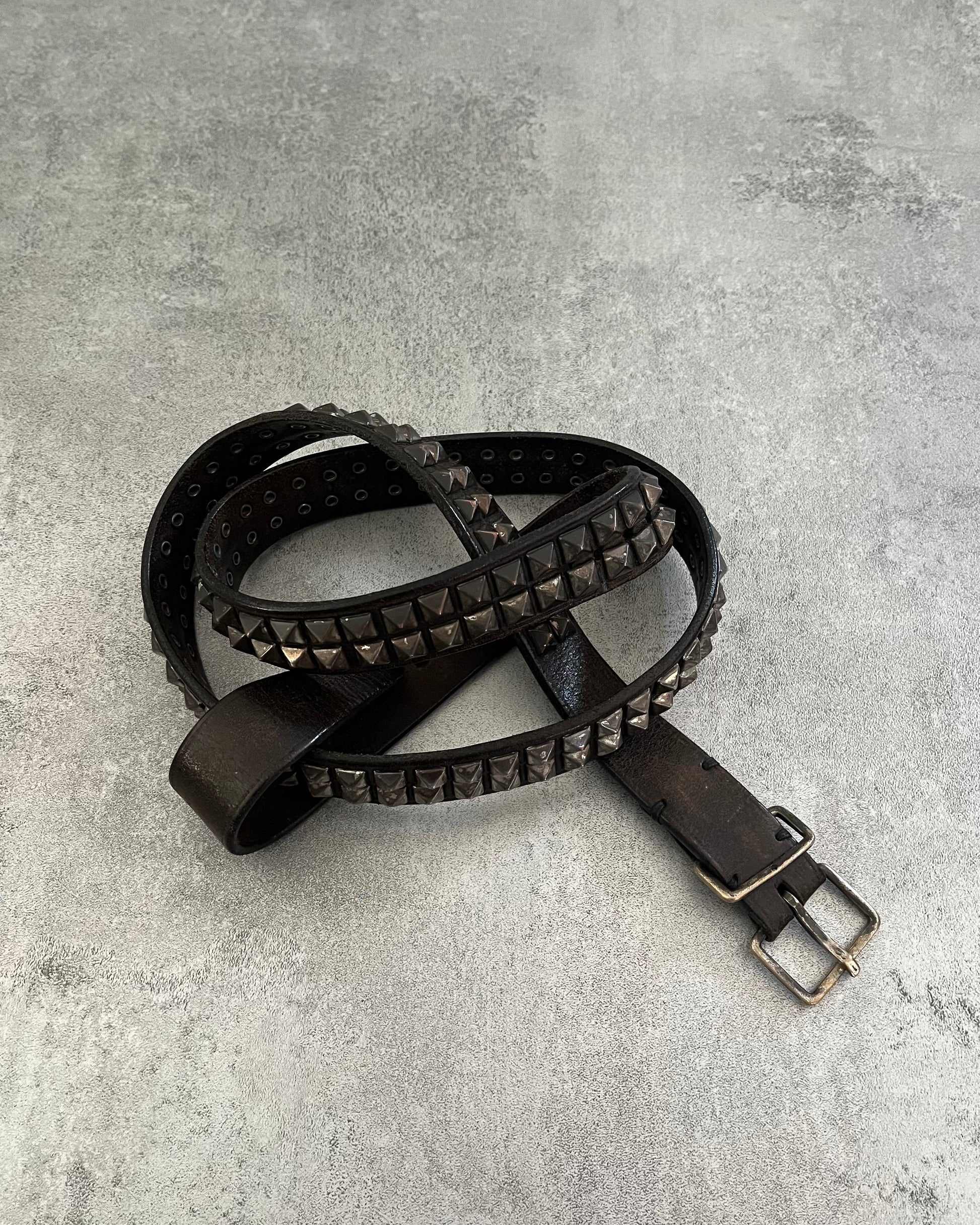 Dsquared2 Combat Retro Leather Belt (OS) - 3