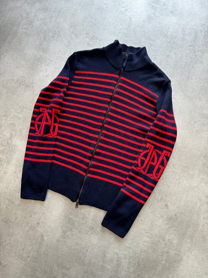 Jean Paul Gaultier French Wool Marine Zip-Up (S) - 3