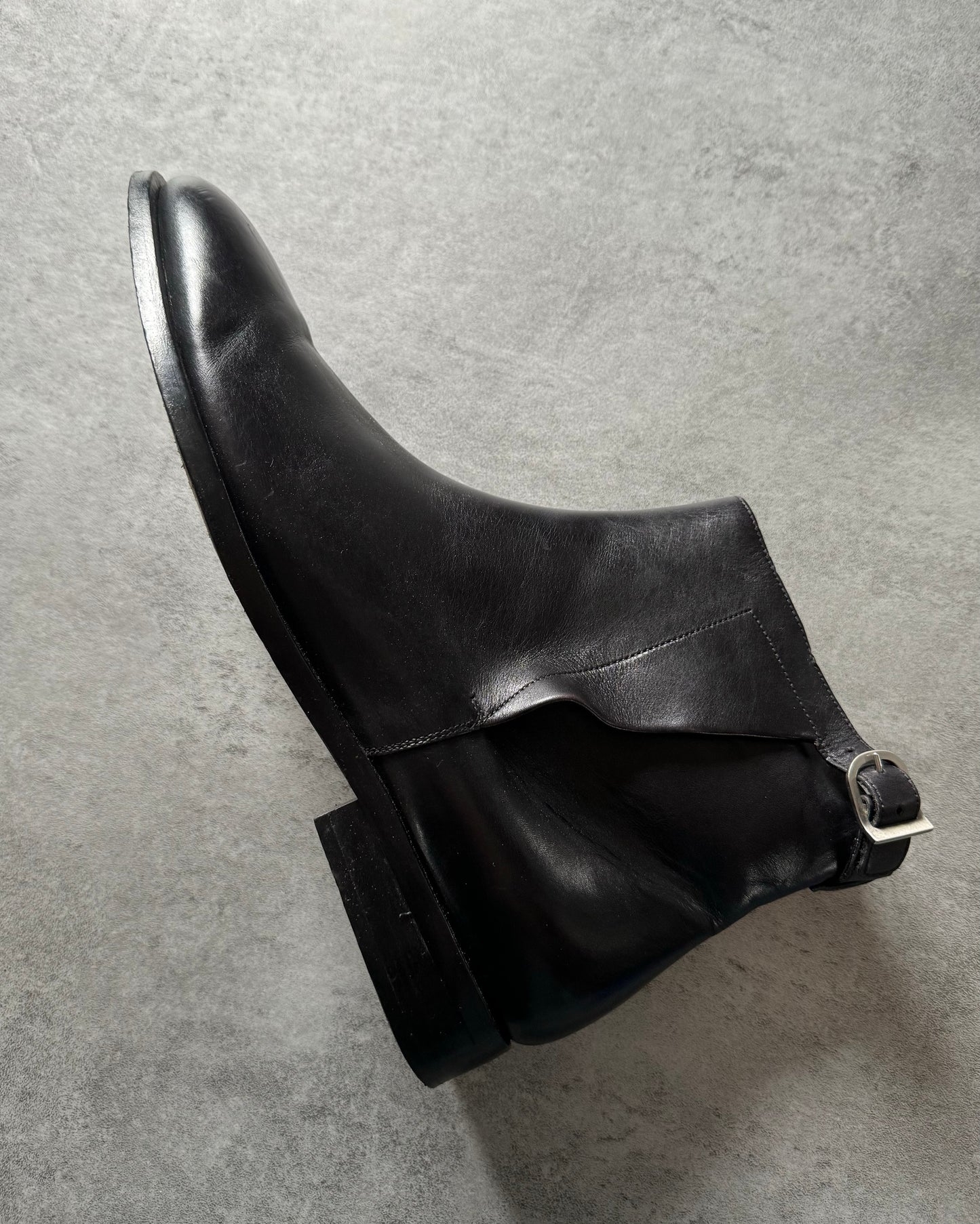 Balenciaga Milanese Black Leather Boots  (45,5) - 6