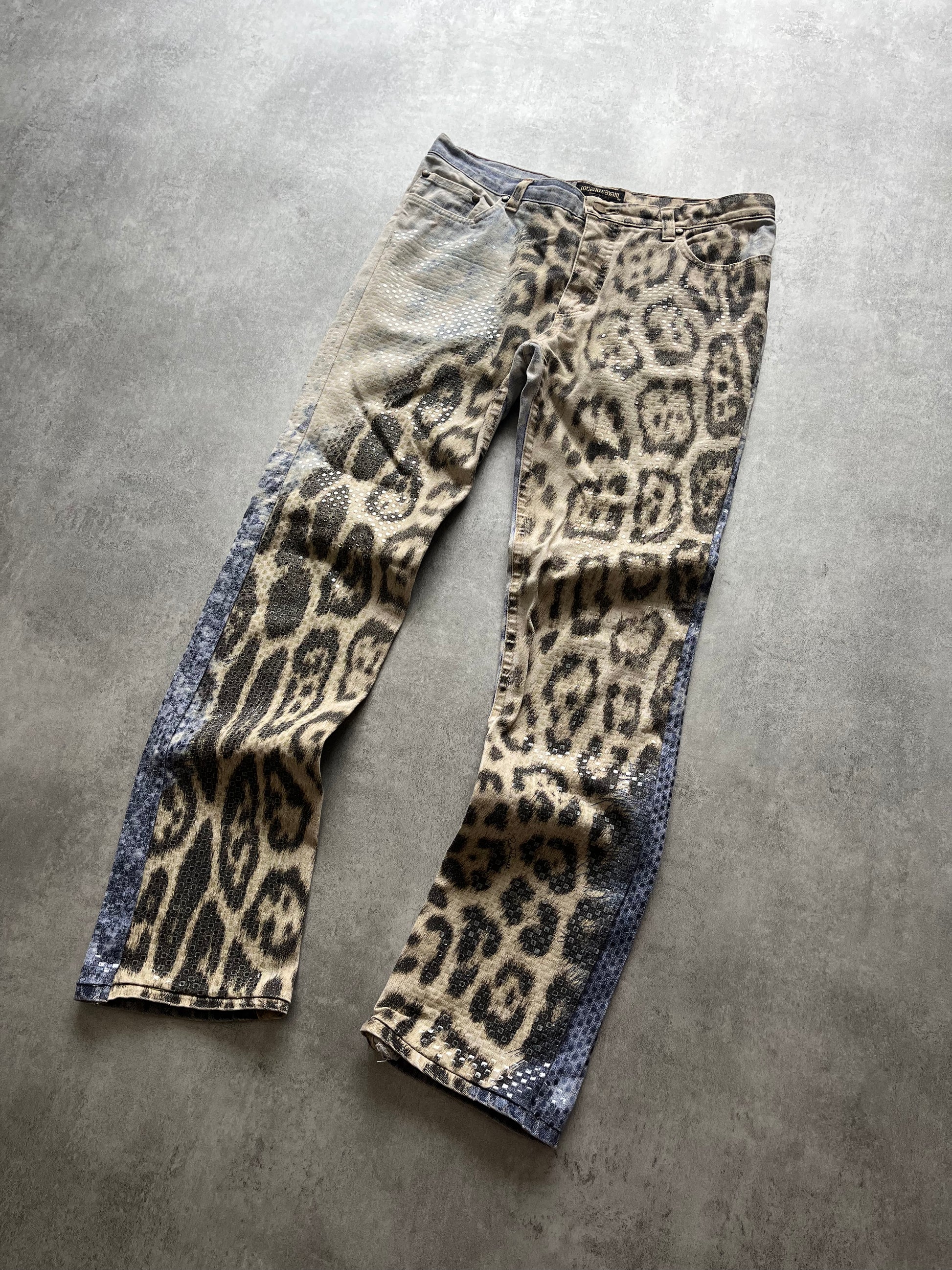 Roberto Cavalli Jaguar Ocean Exploration Pants  (S) - 2