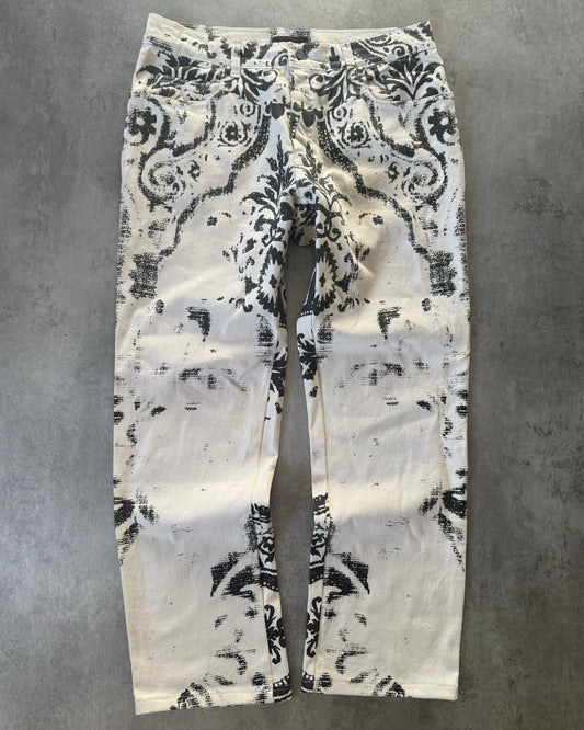 1990s Roberto Cavalli Royal Arabic Mozaic Pants (S) - 1