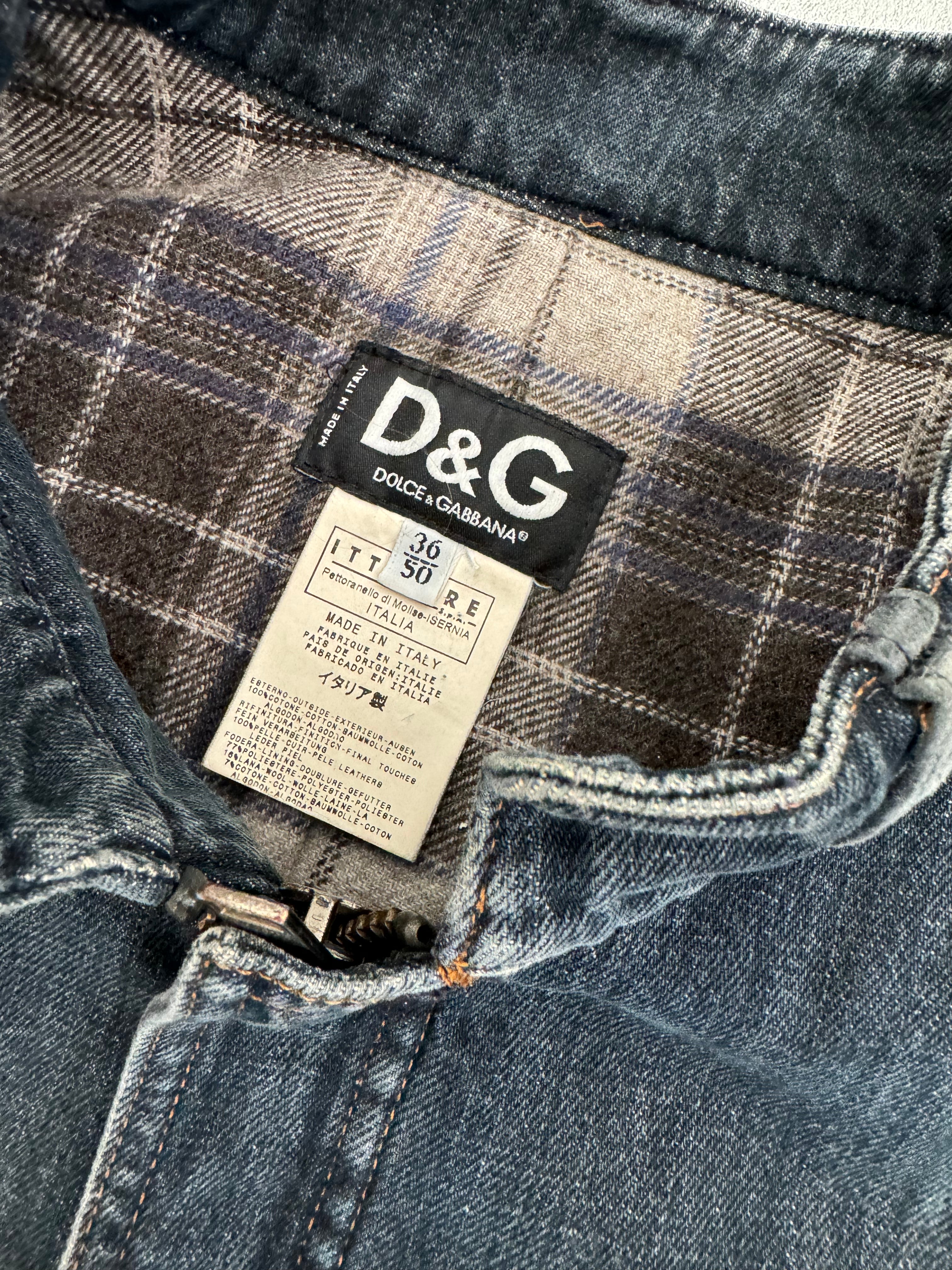 AW2004 Dolce & Gabbana Azure Utility Zipperwear  (M) - 7