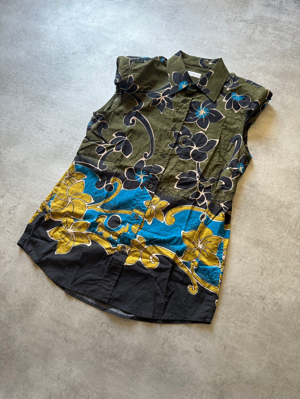 Dries Van Noten Corbino Floral Shirt Khaki (M) - 5