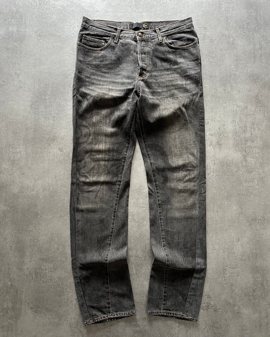 SS2004 Cavalli Daredevil Jungle Grey Jeans   (M) - 1