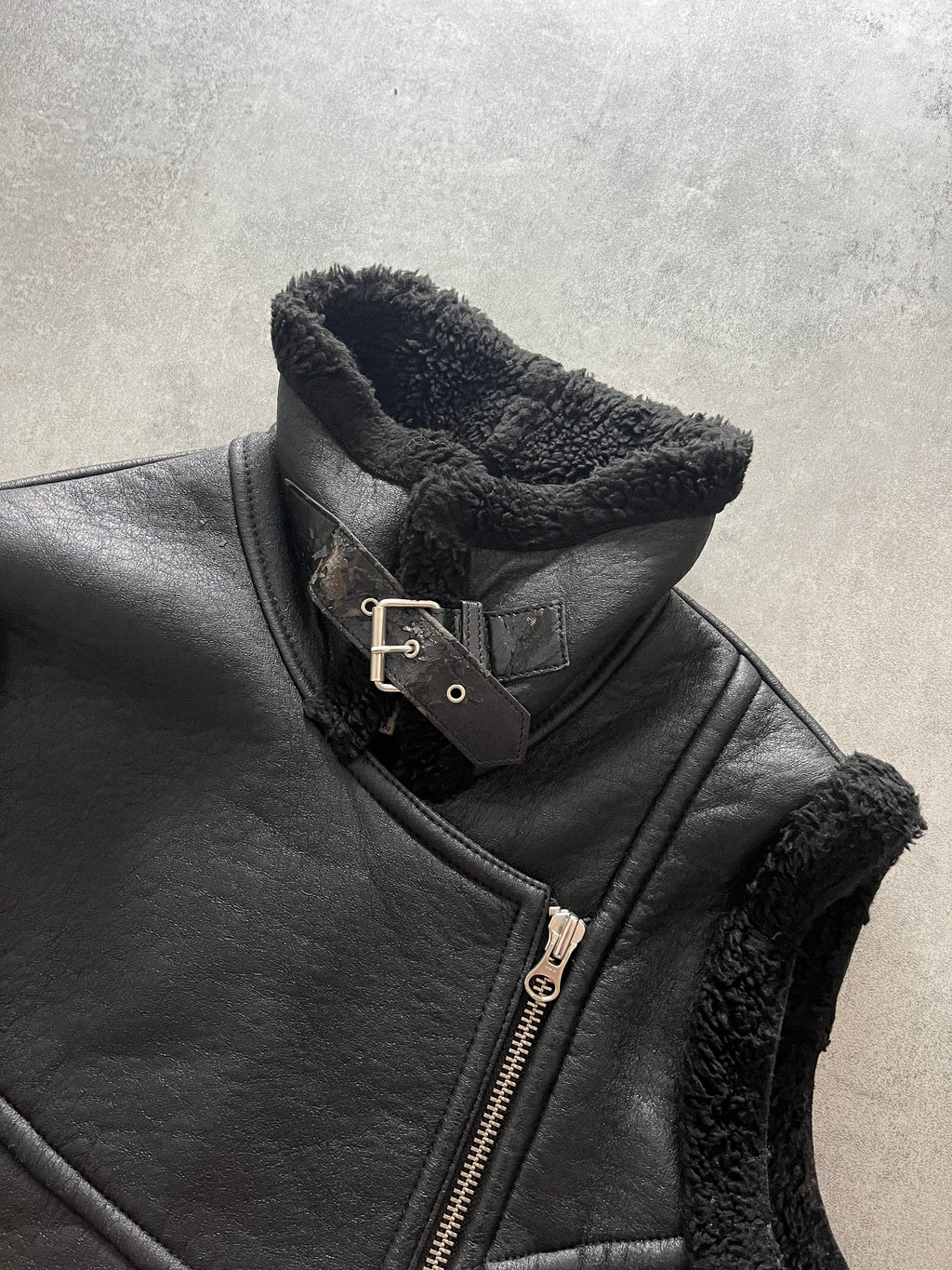 AW2015 Maison Margiela Asymmetrical Zip Jacket  (L) - 4