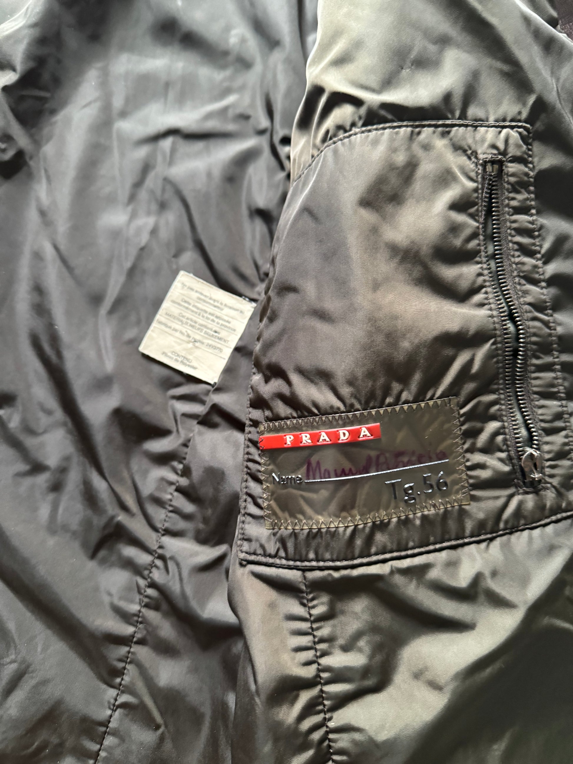 AW2007 Prada Hybride Italian Leather Jacket (L) - 10