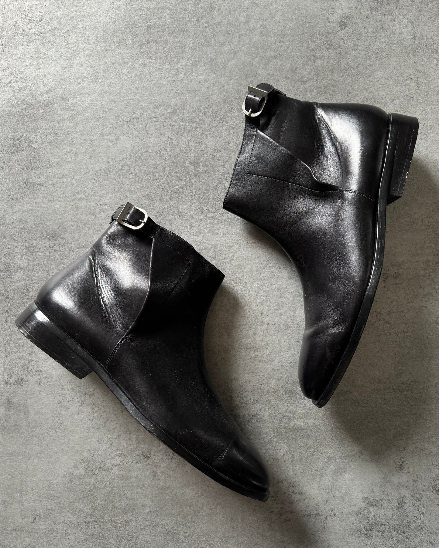 Balenciaga Milanese Black Leather Boots  (45,5) - 1