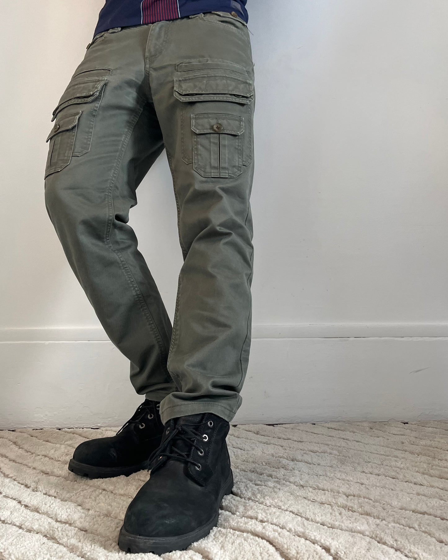 SS08 Dolce & Gabbana Olive Cargo Pants (M)