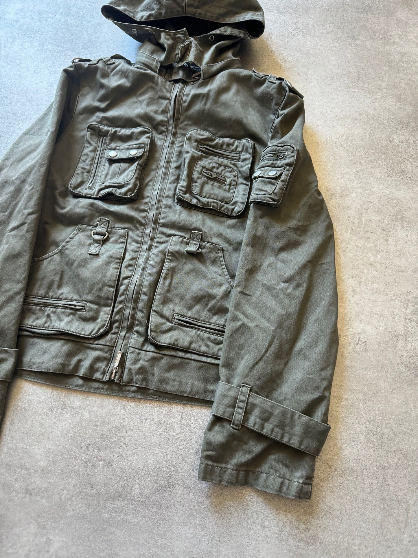 2000s Version Sud Multi Pockets Utilitarian Jacket  (XS) - 2