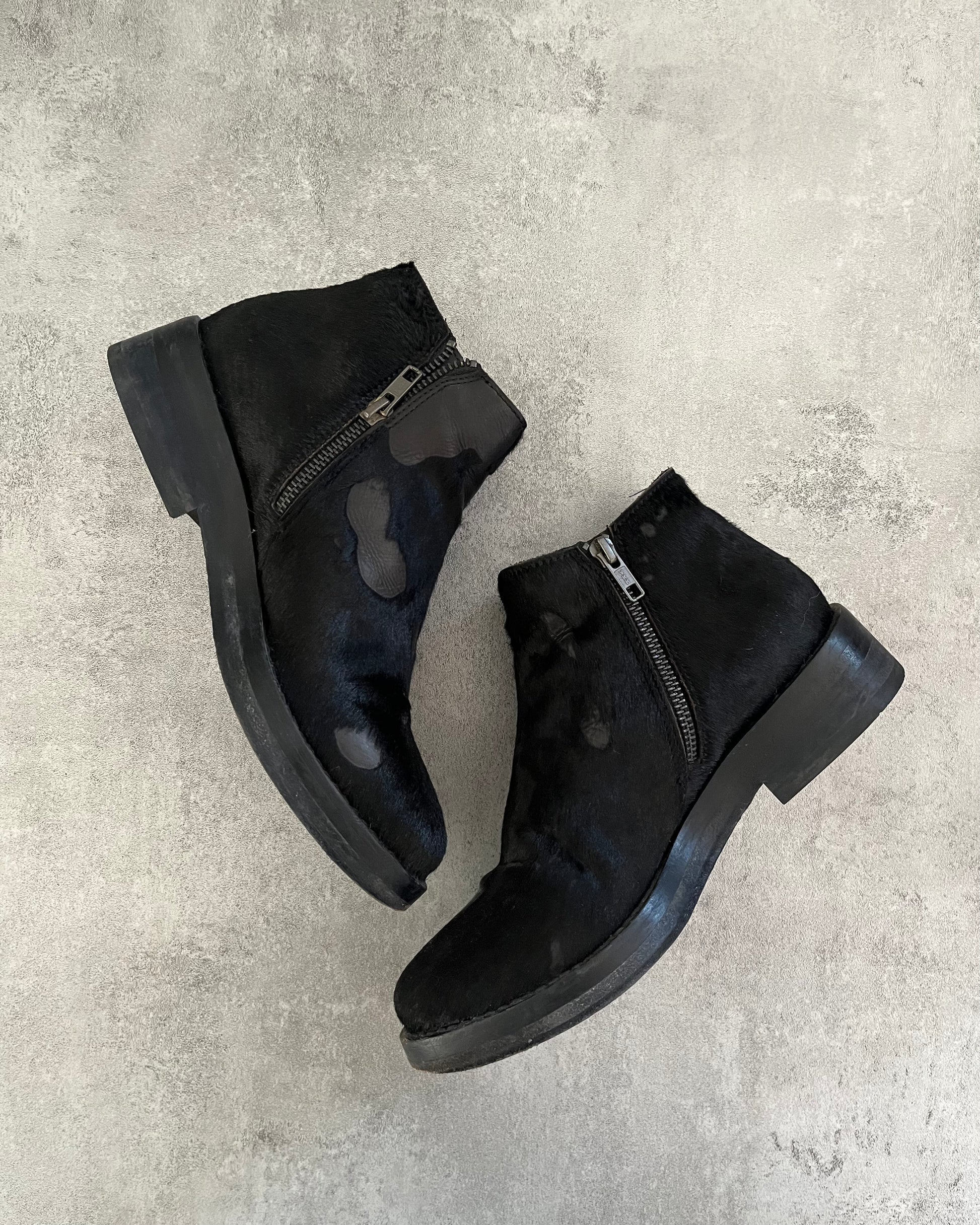 Ann Demeulemeester Fur Boots (39eu/us6.5) (39) - 5