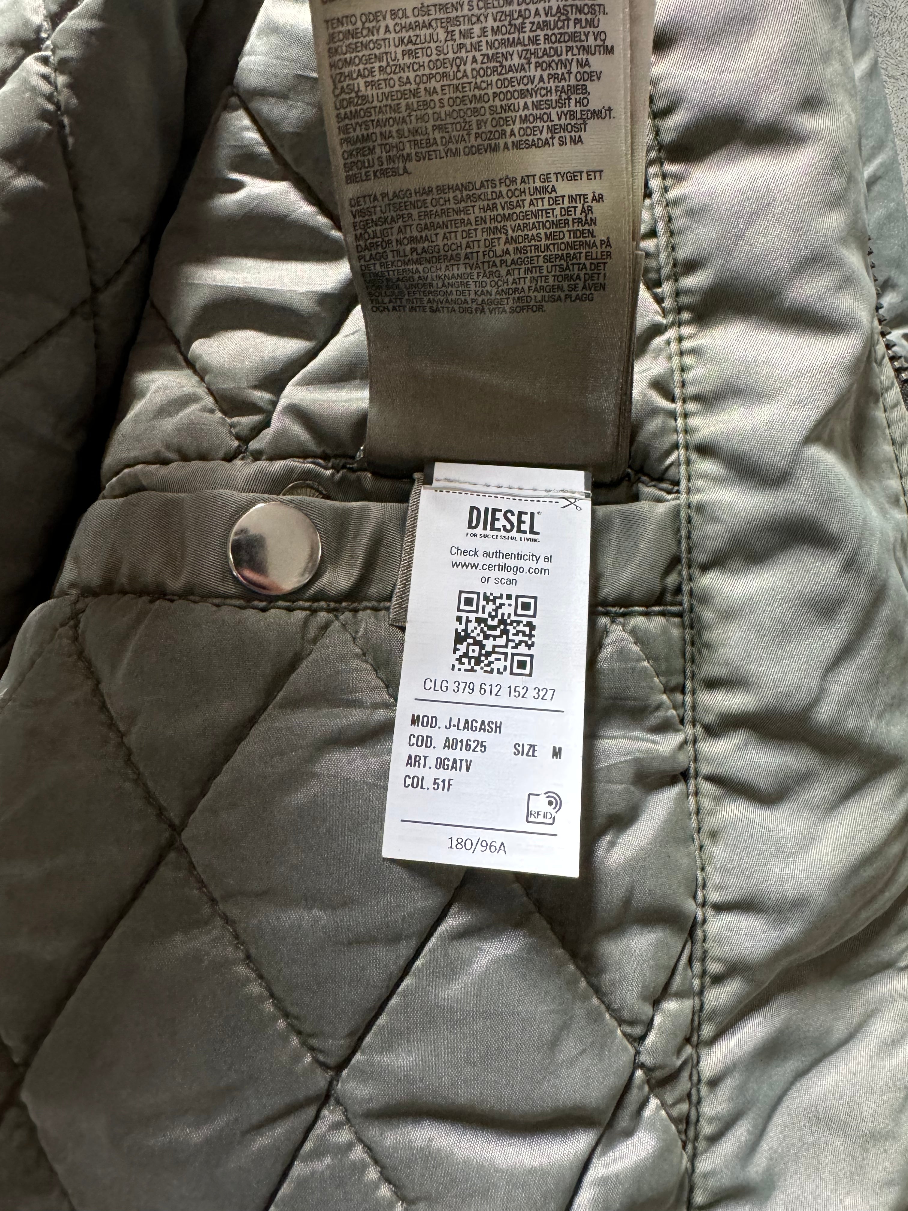 Diesel Premium Aero Relaxed Bomber Jacket (M) - 10
