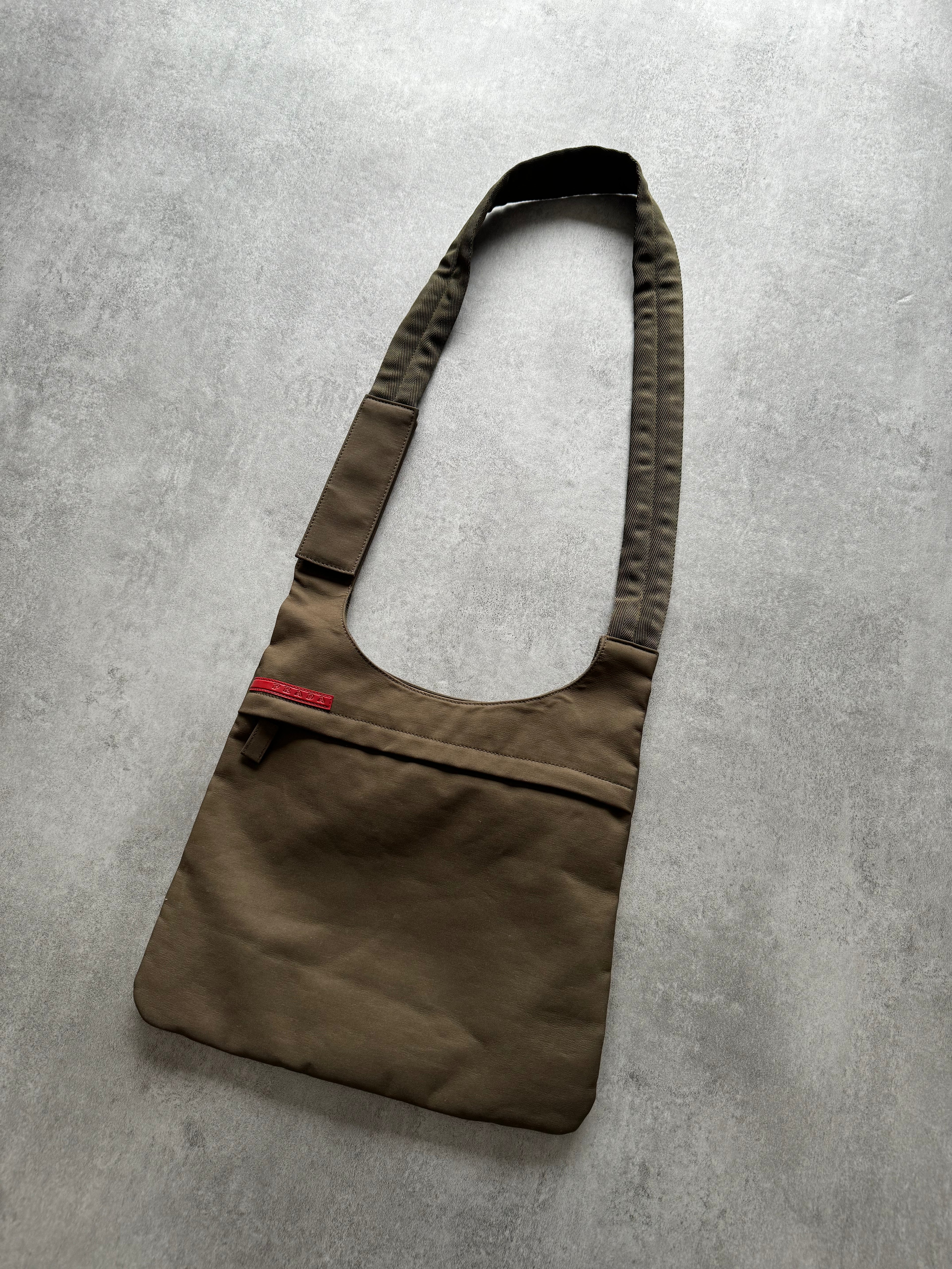 AW1999 Prada Olive Shoulder Bag – Dolce Vita Hub AW1999 Prada Olive Shoulder Bag – Dolce Vita Hub
