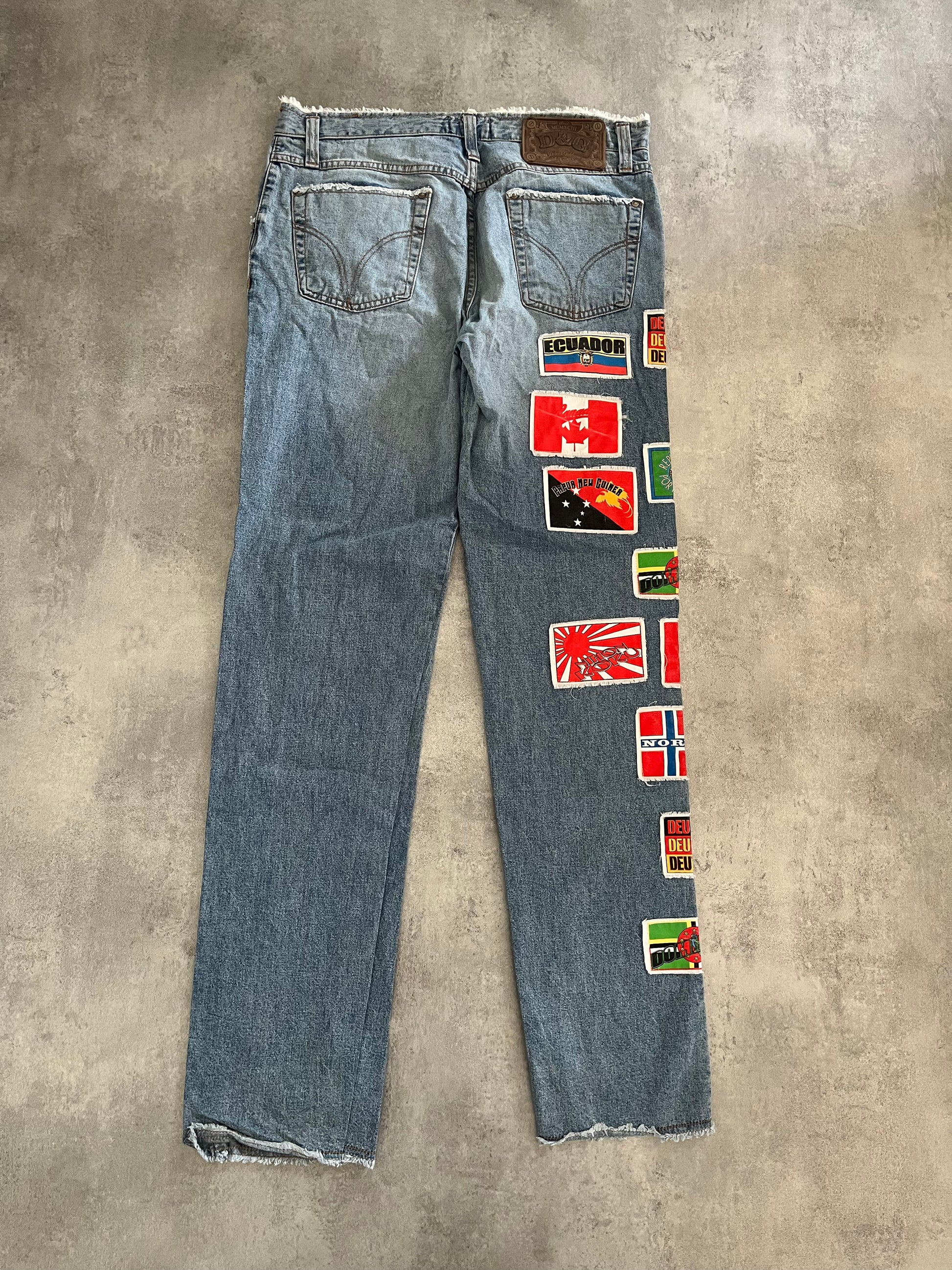 8,460円2004AWドルチェアンドガッバーナCosmopolite Flag Jeans