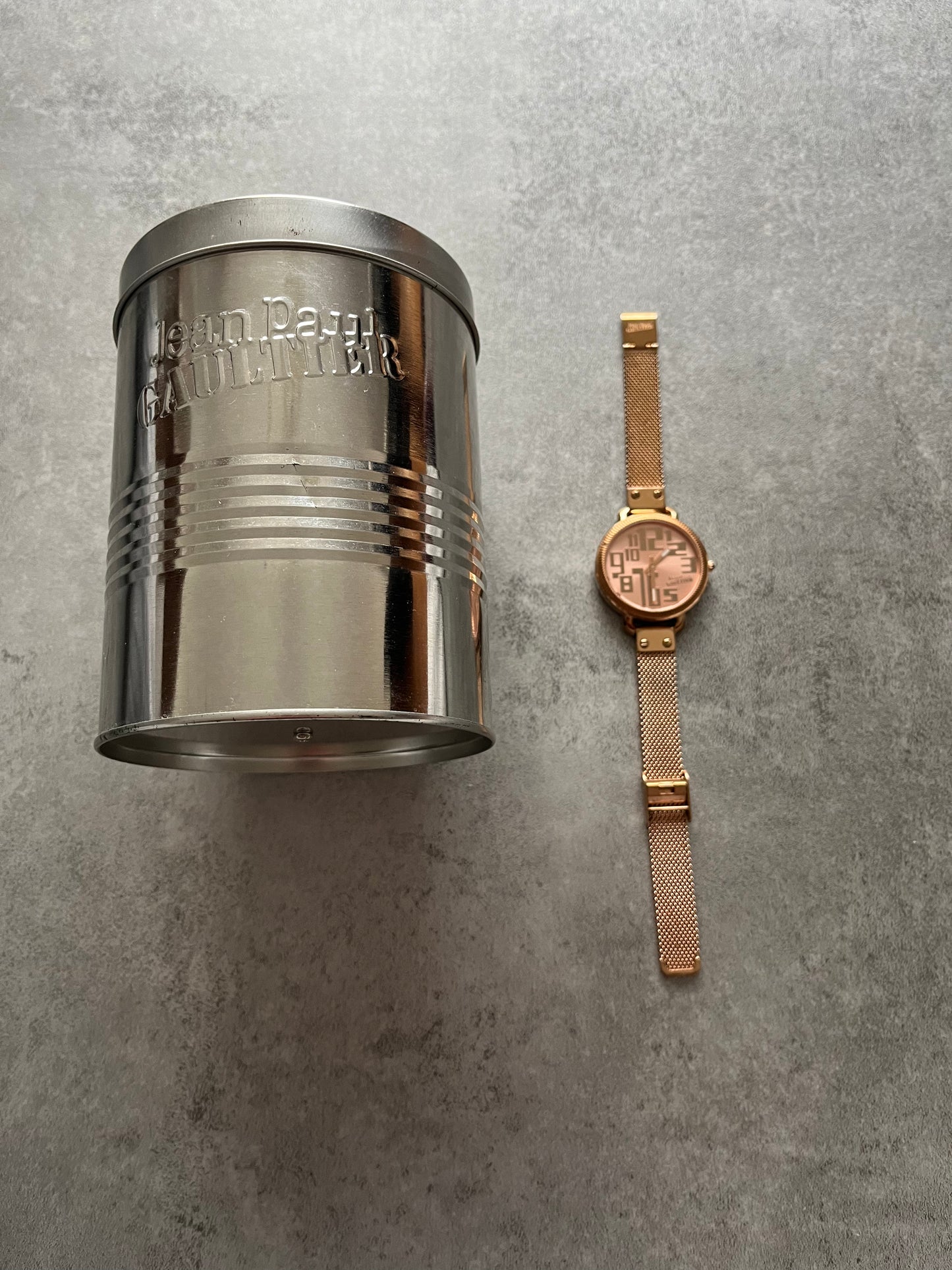 Jean Paul Gaultier Minimalistic Numerology Gold Watch (OS) - 4