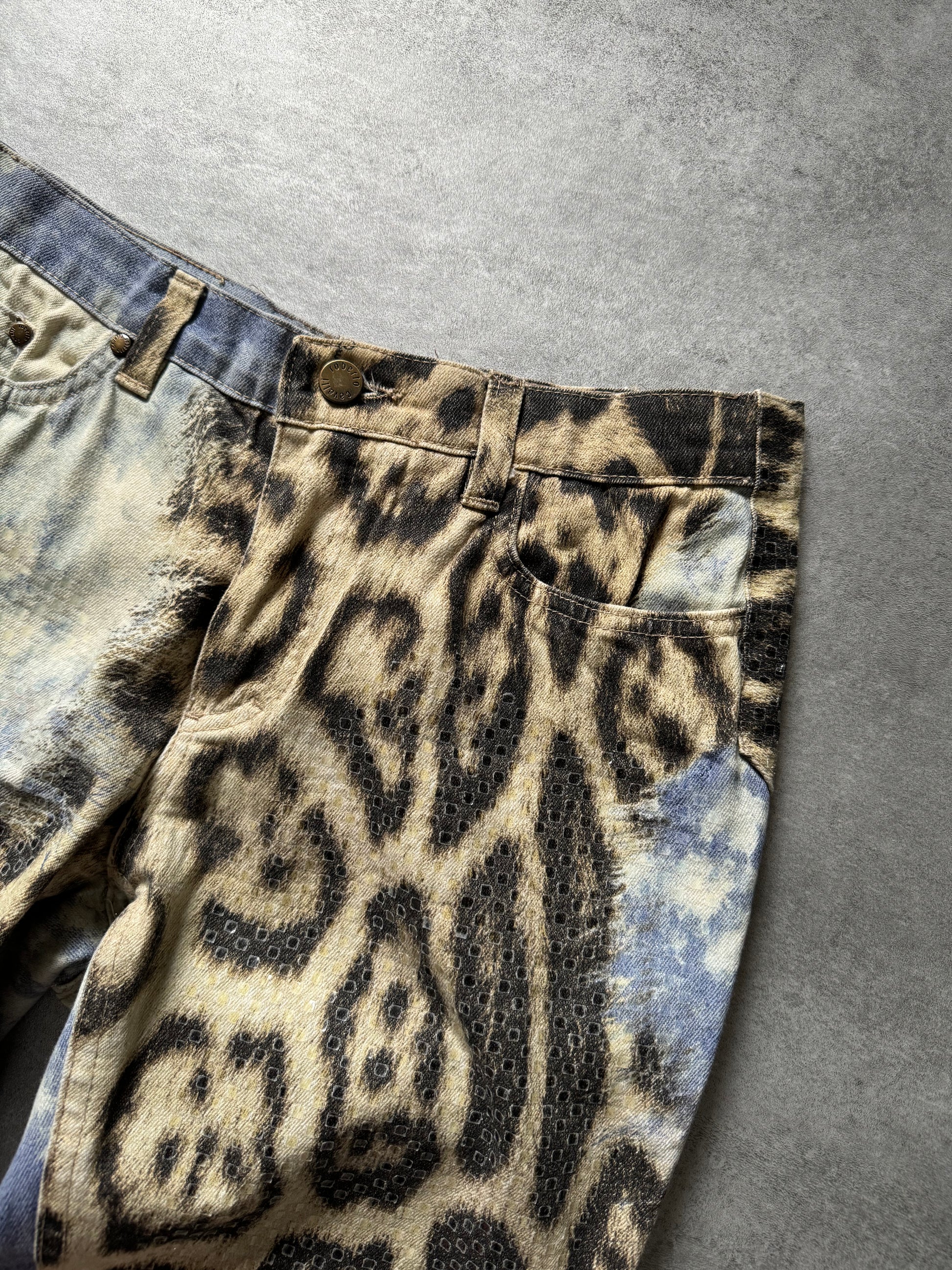 Roberto Cavalli Jaguar Ocean Exploration Pants (S) - 5