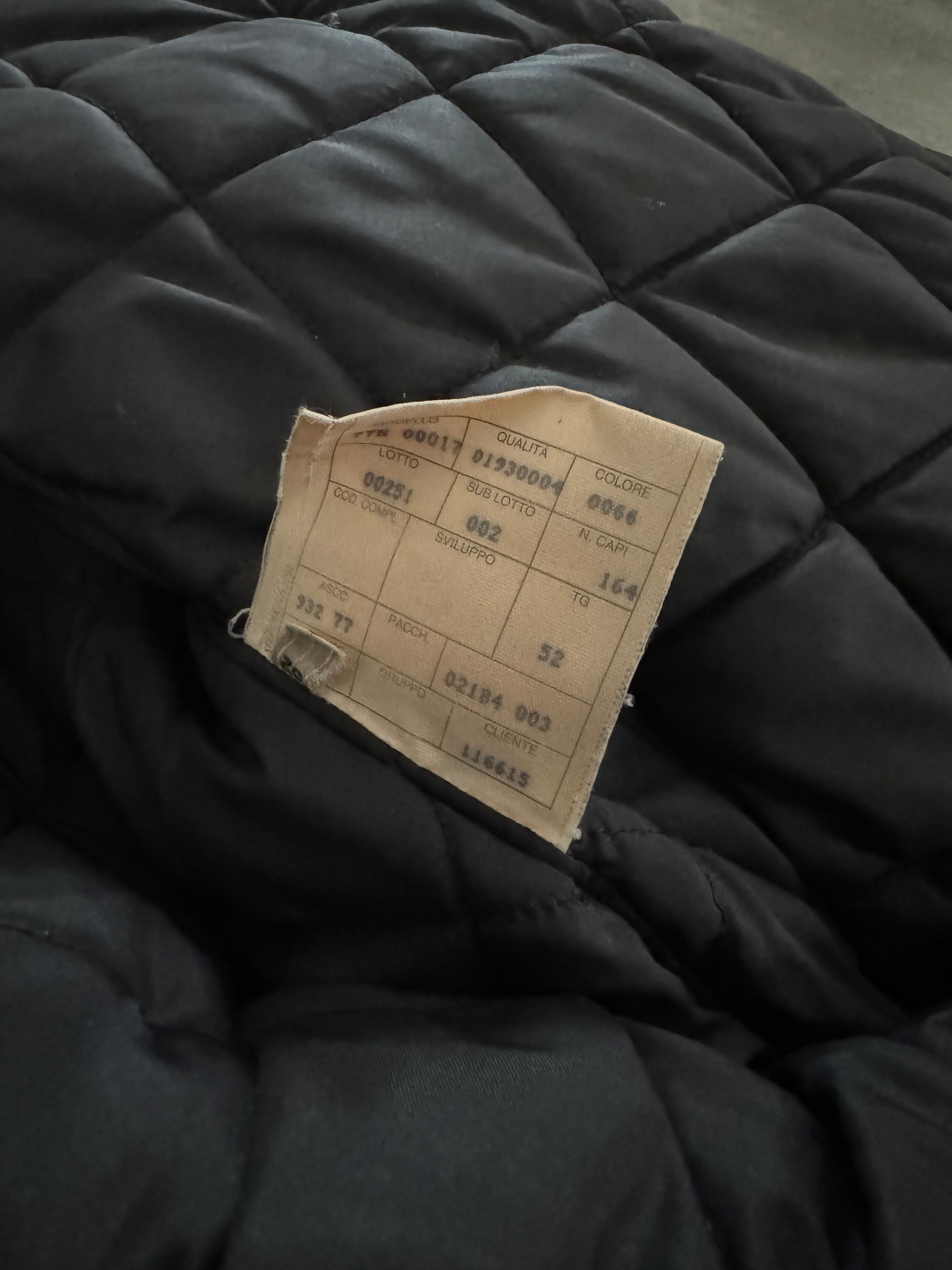 1980s Emporio Armani Aviator Brown Leather Bomber Jacket (L) - 6