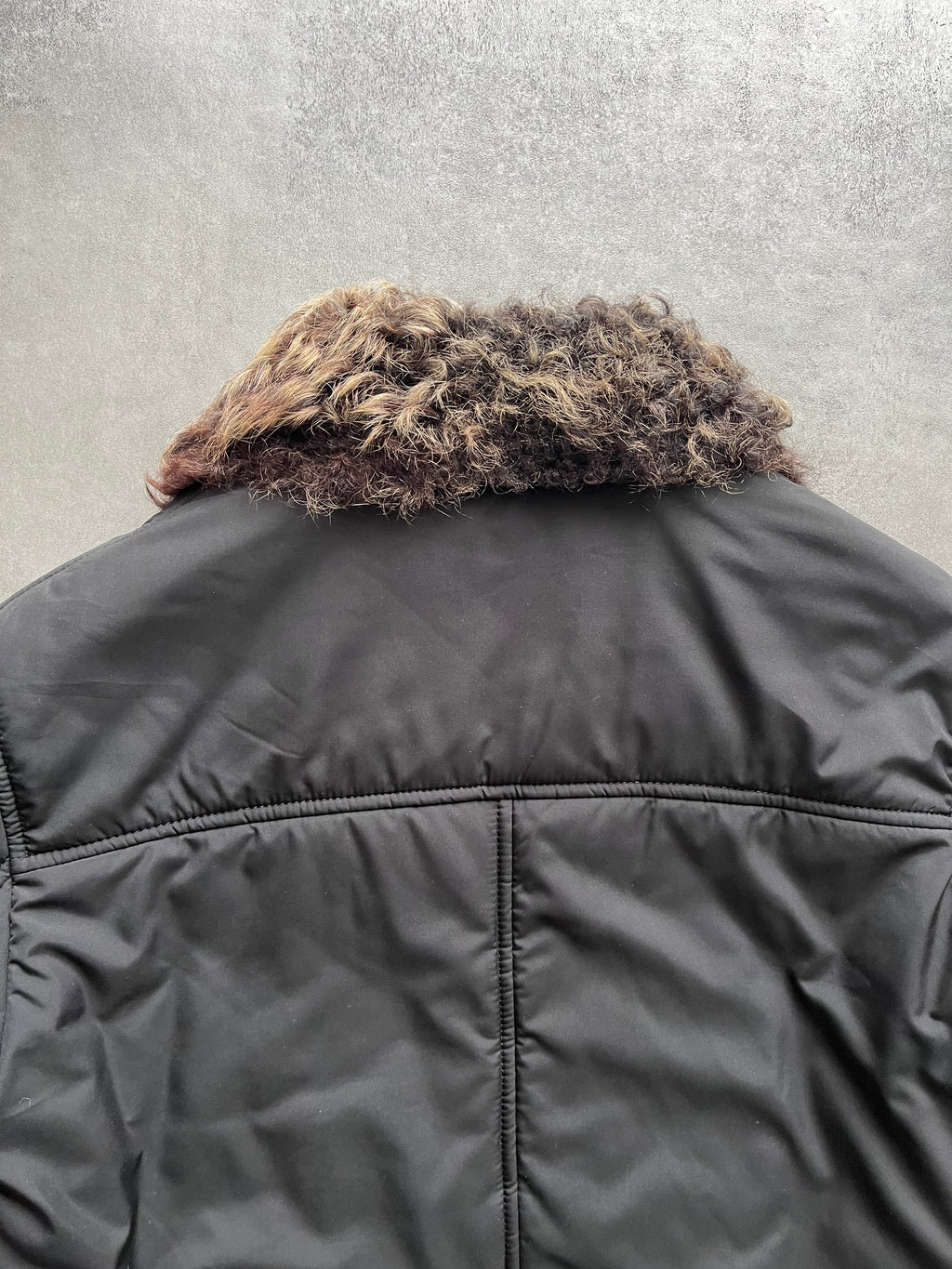 Dolce & Gabbana Shearling Hybrid Bomber Jacket (XS/S) (XS) - 5