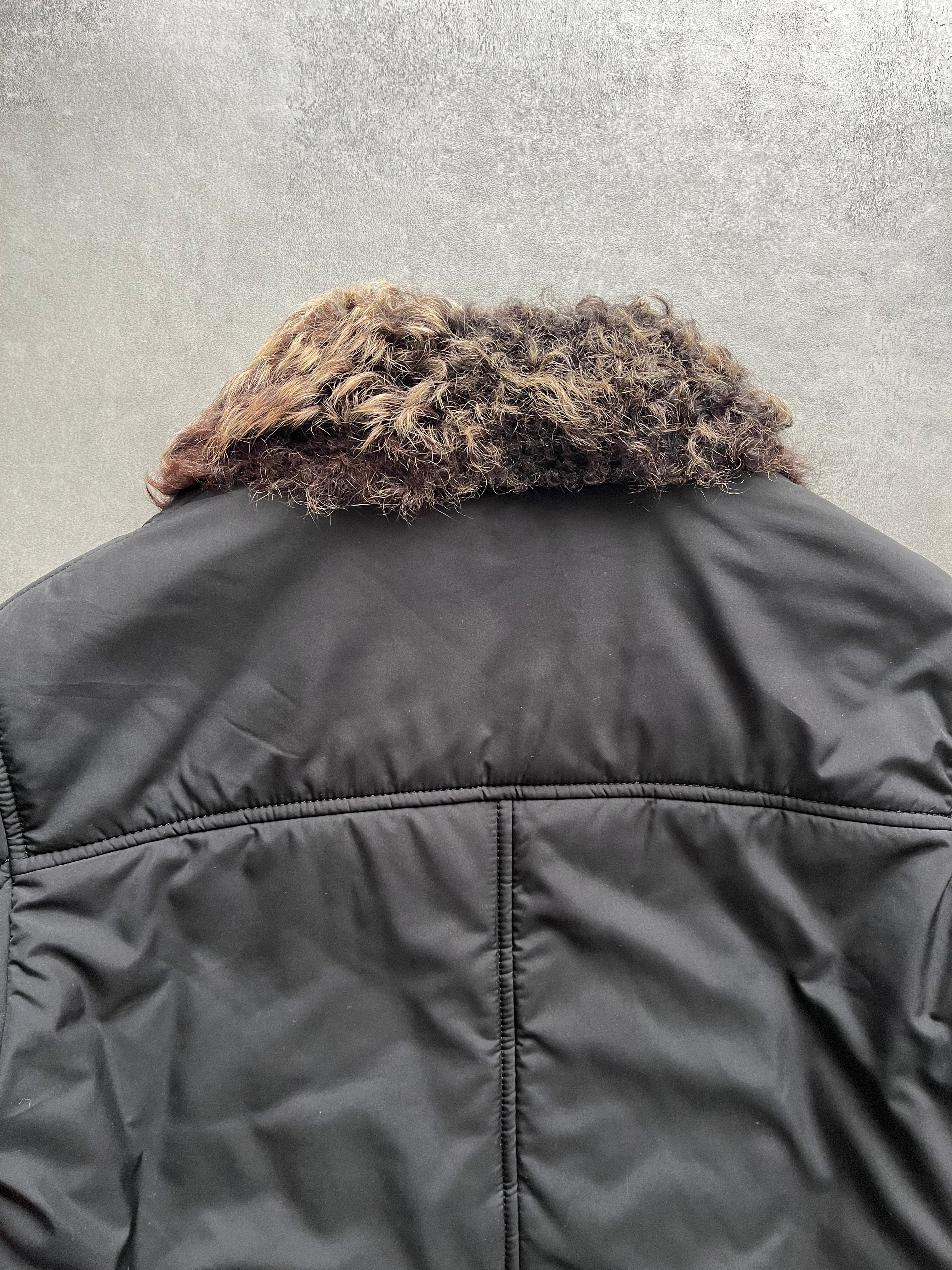 Dolce & Gabbana Shearling Hybrid Bomber Jacket (XS/S) (XS) - 5