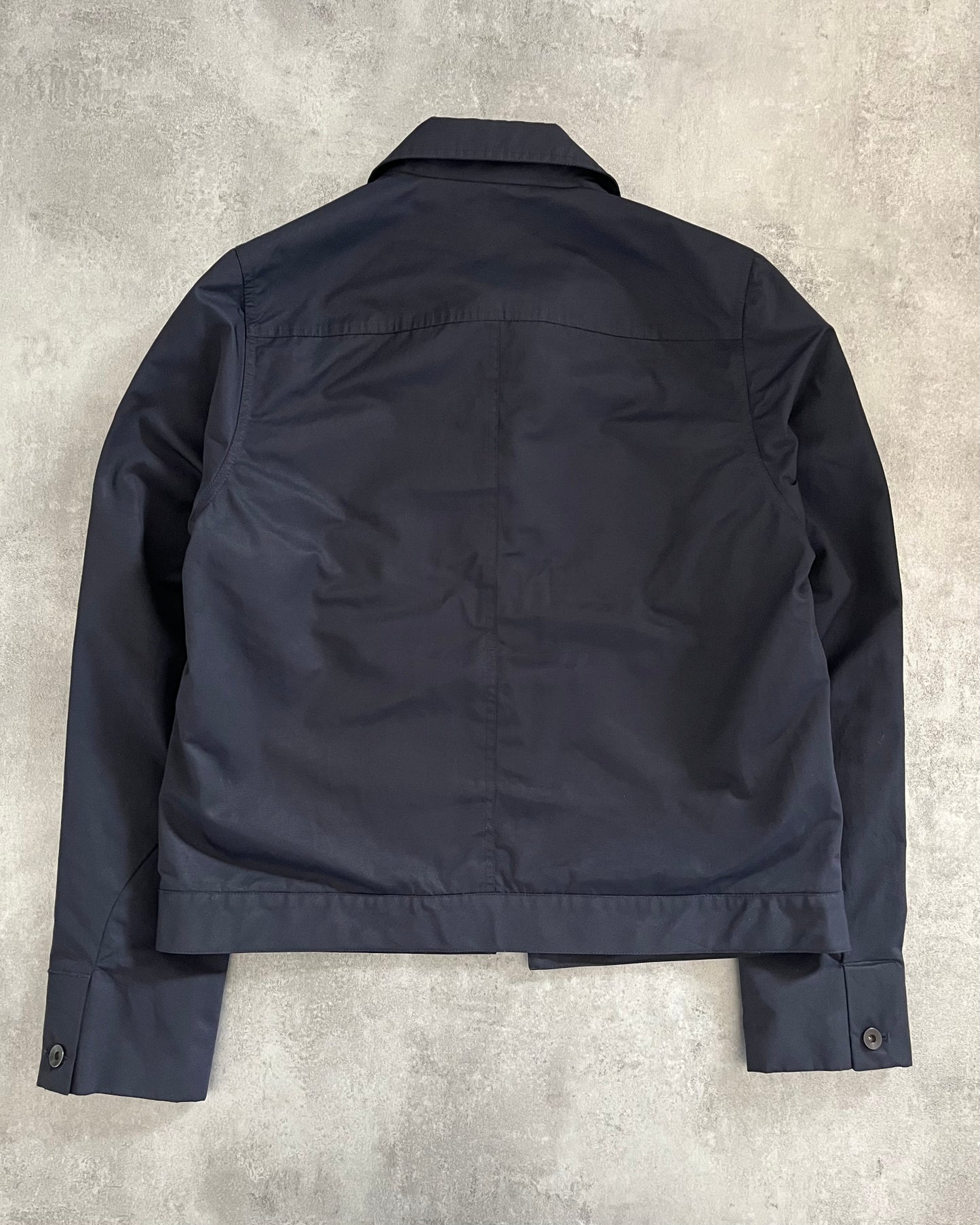 SS2019 Rick Owens Navy Trucker Jacket (S) - 3