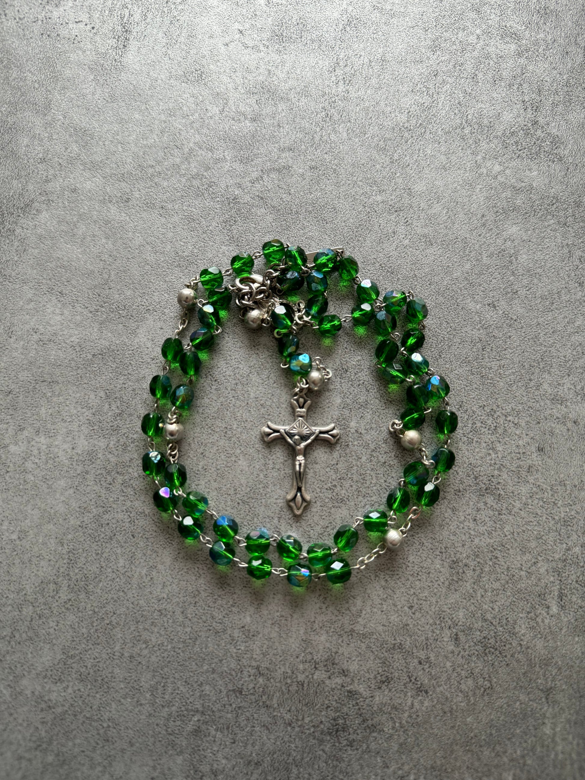 Dolce & Gabbana Rosary Necklace Green Hope (OS) - 2