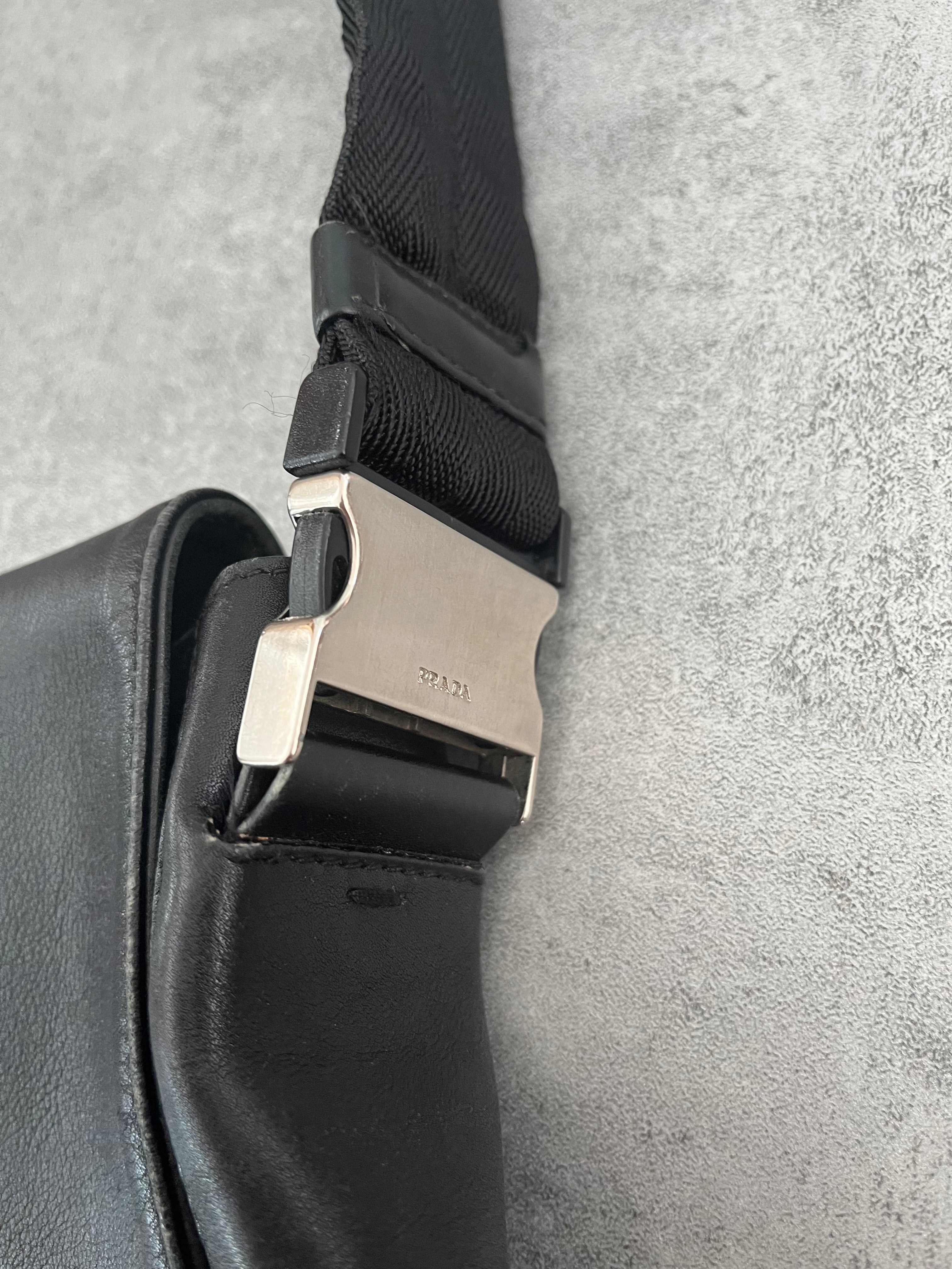 Prada Minimalistic Daily Leather Shoulder Bag  (OS) - 8