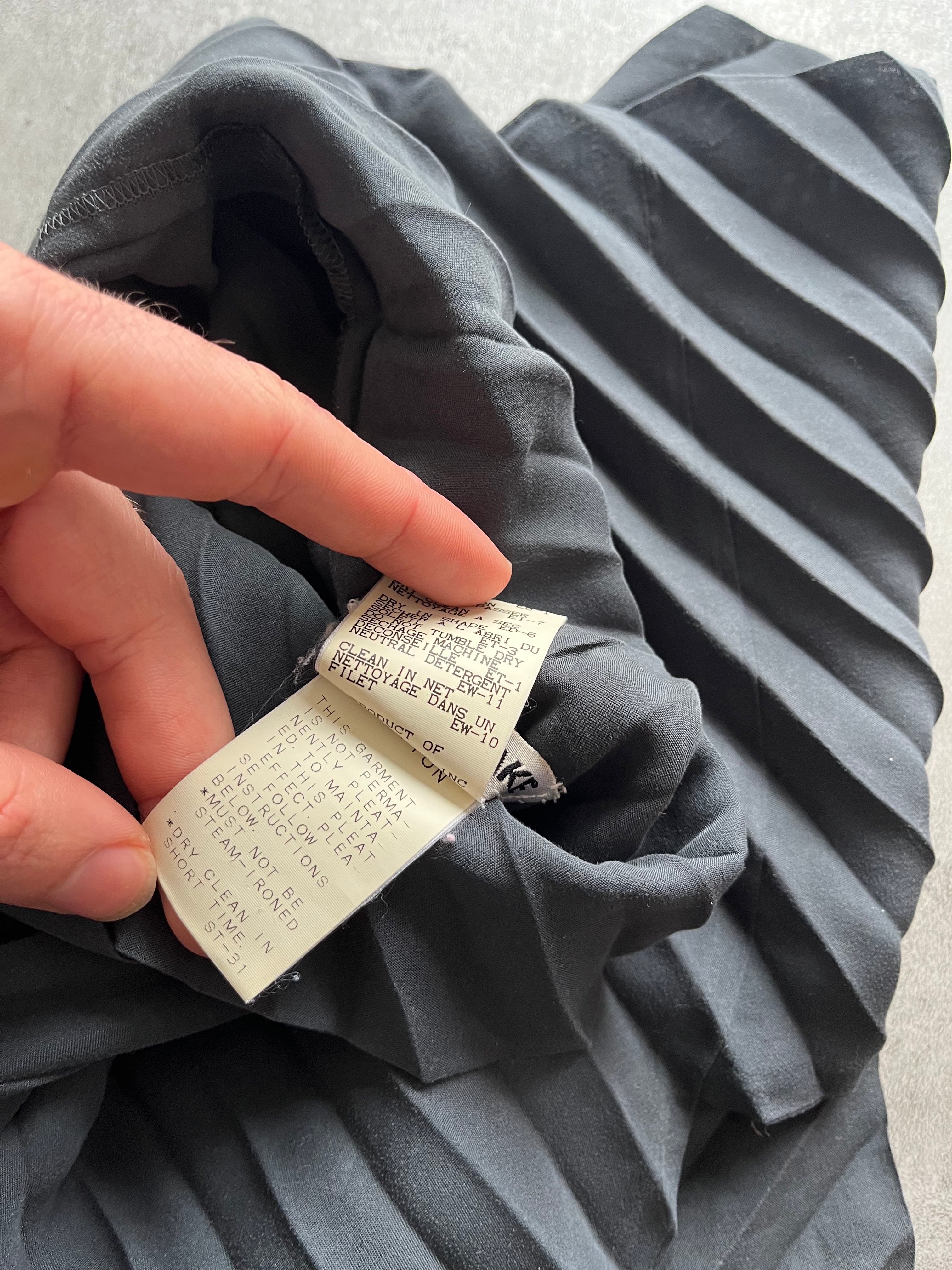 Issey Miyake Plissed Brut Shirt (S) (S) - 9