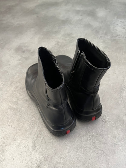 FW1999 Prada Ankle Vibram Leather Boots (40.5eu/us7.5) (40.5) - 5