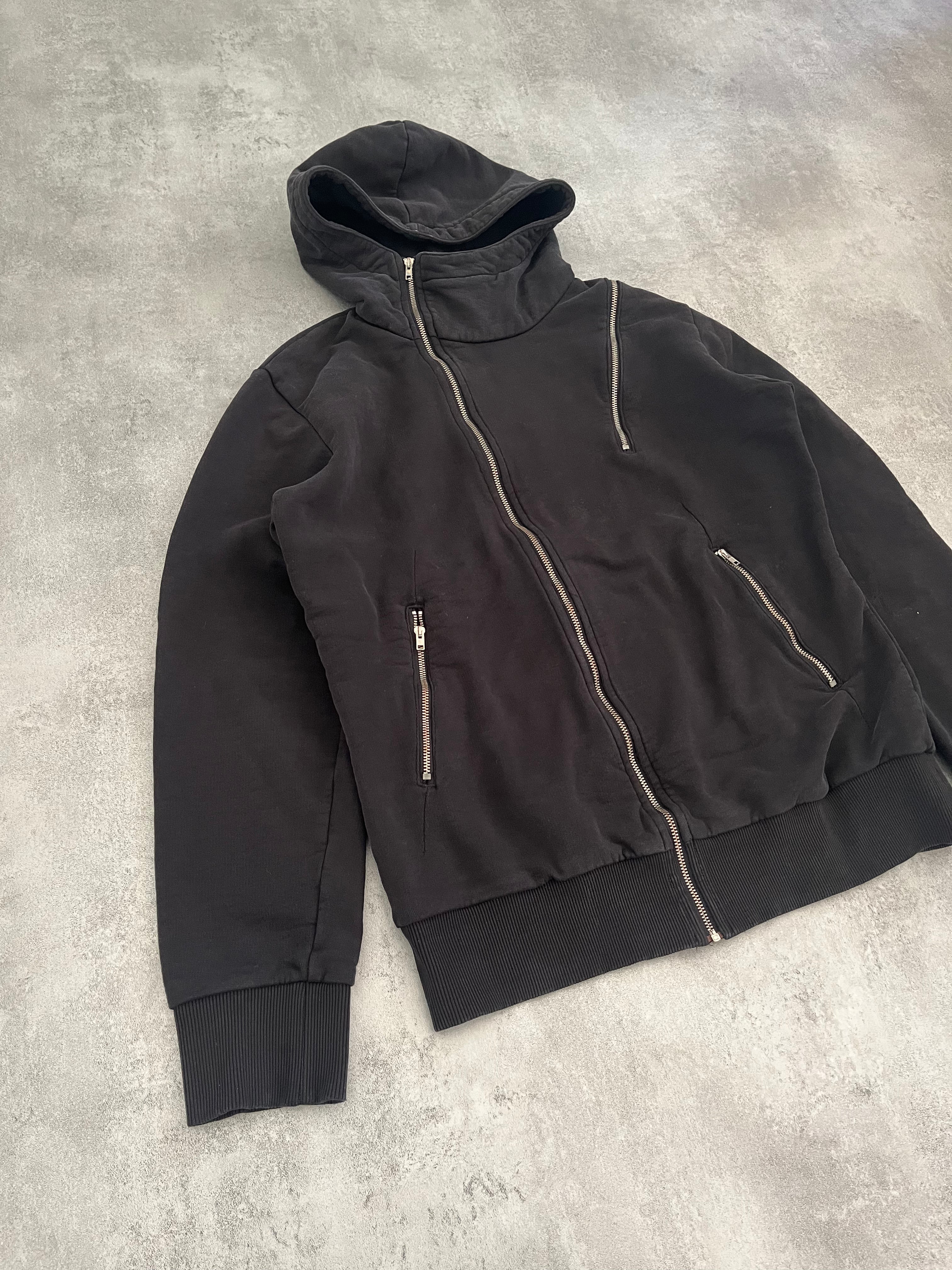 Daniele Alessandrini Underground Asymmetrical Zip Up (M) - 2