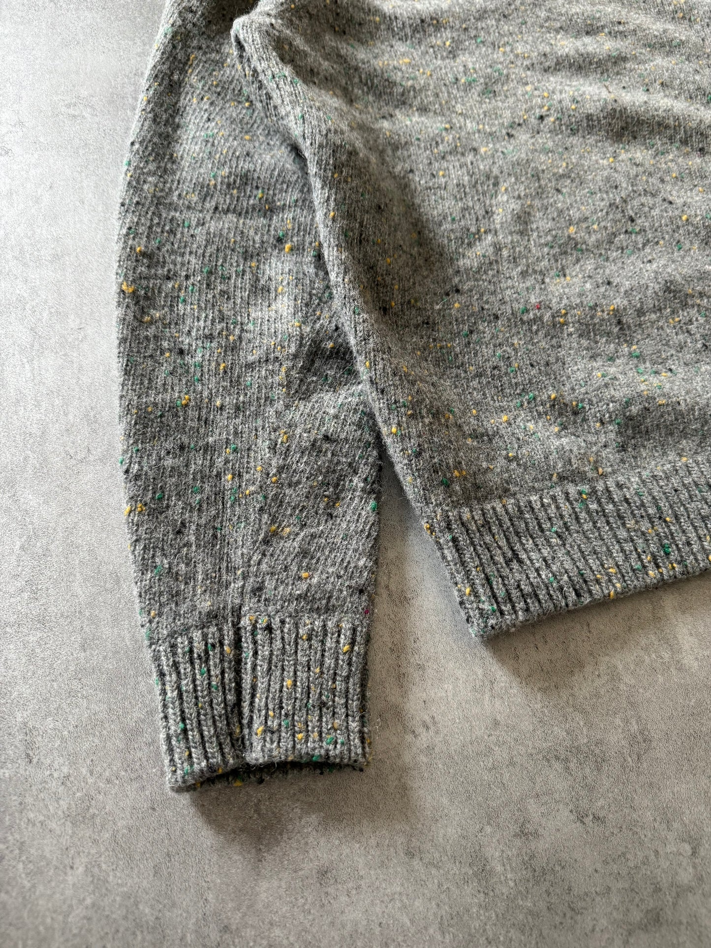 AW2017 Prada Grey Wool Sweater  (M) - 3