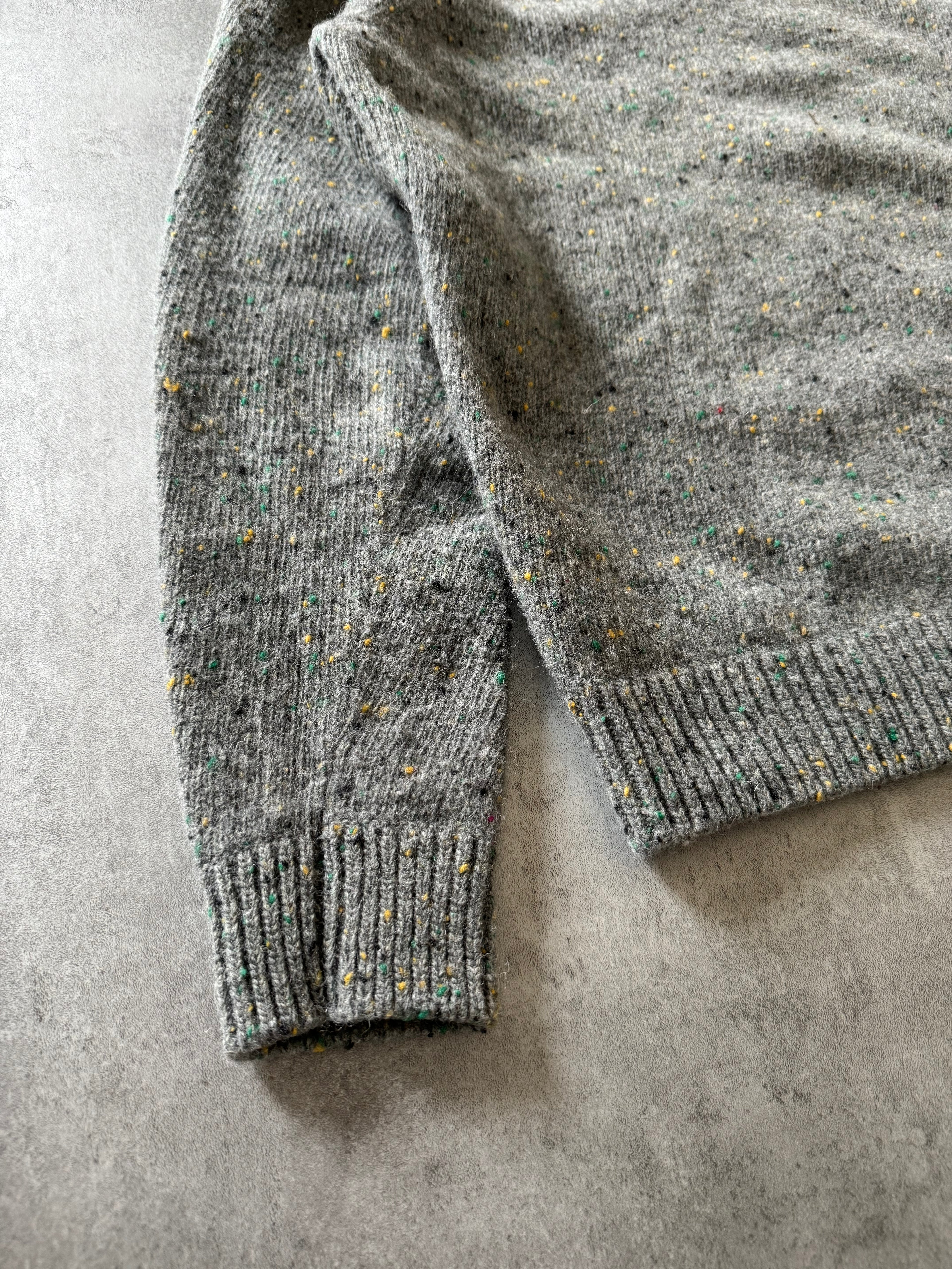 AW2017 Prada Grey Wool Sweater  (M) - 3