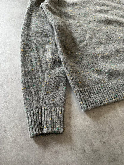 AW2017 Prada Grey Wool Sweater  (M) - 3