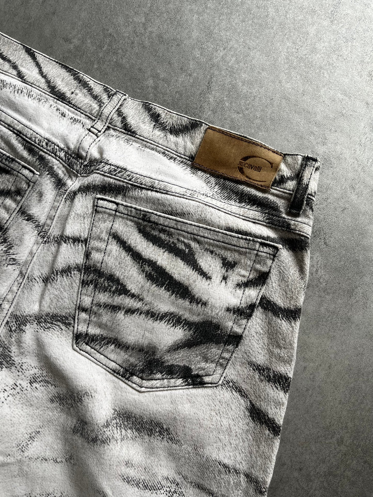 2002 Cavalli Zebra Pants (XS/S) (XS) - 4