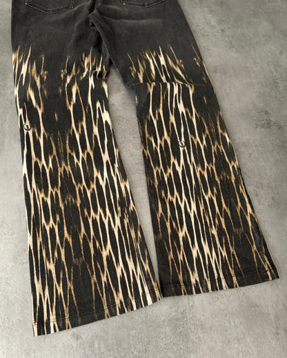 AW2004 Cavalli Relaxed Fire Magma Grey Jeans  (M) - 3