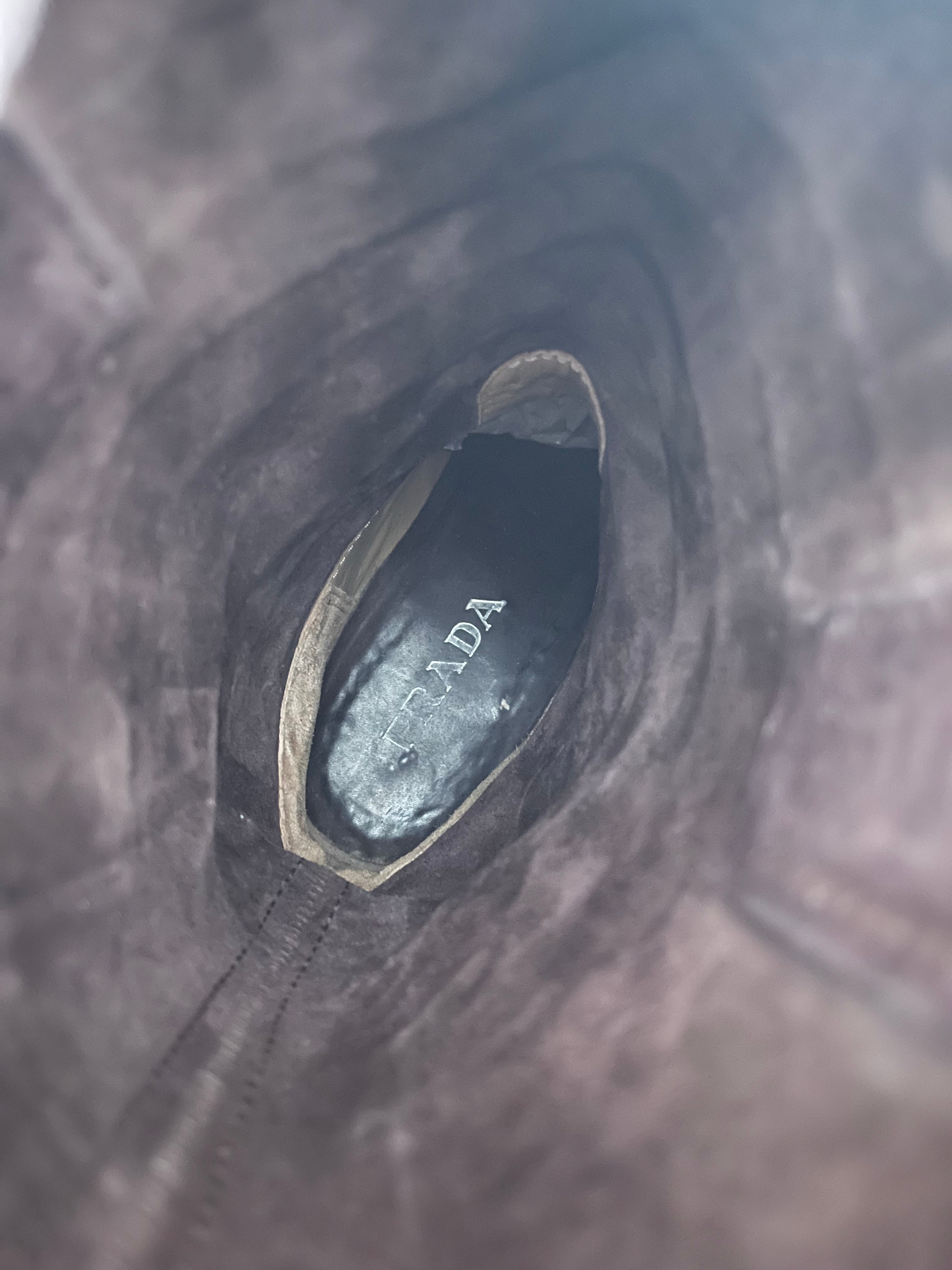 Prada Genuine Crocodile Leather Boots  (43) - 8