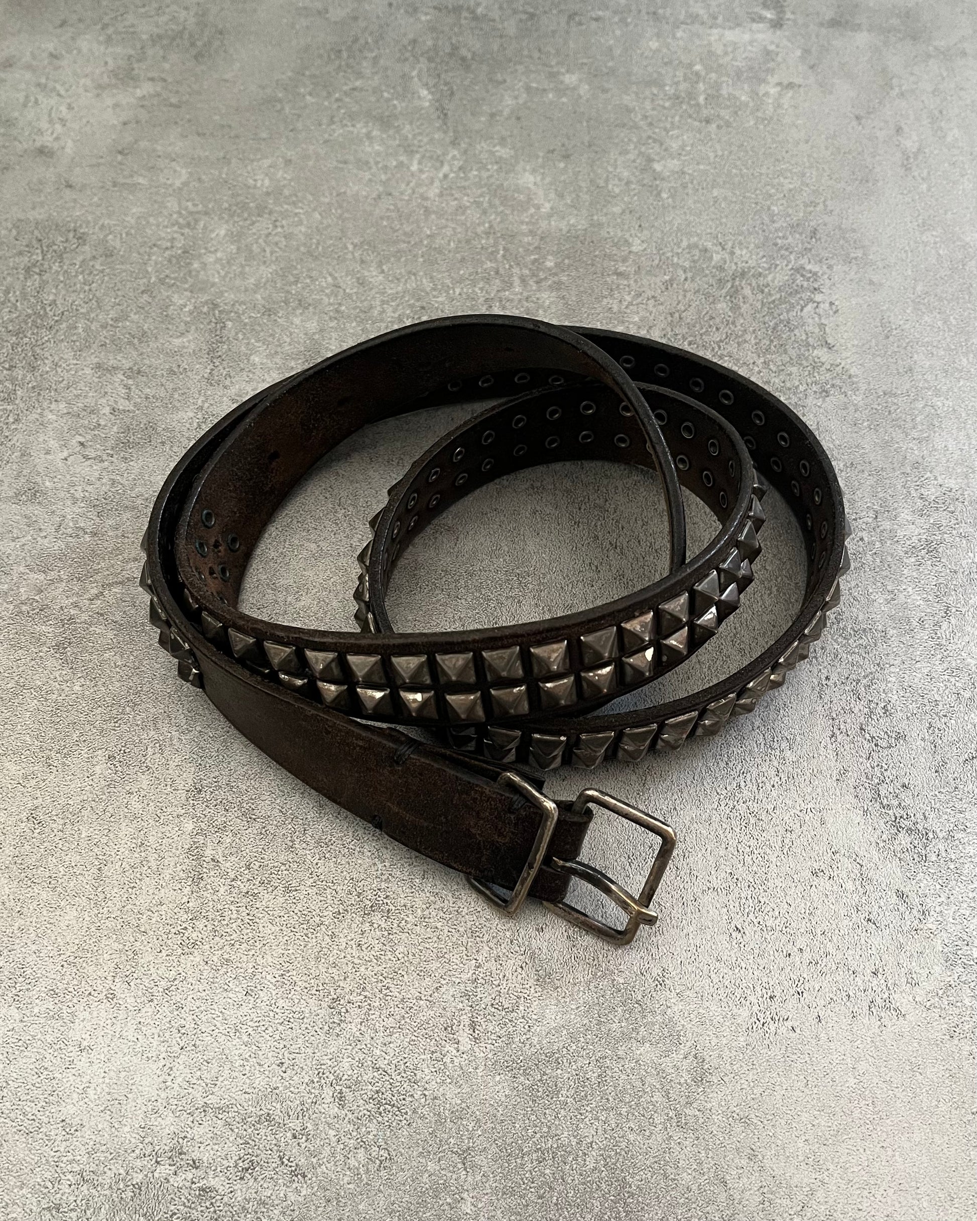 Dsquared2 Combat Retro Leather Belt (OS) - 1