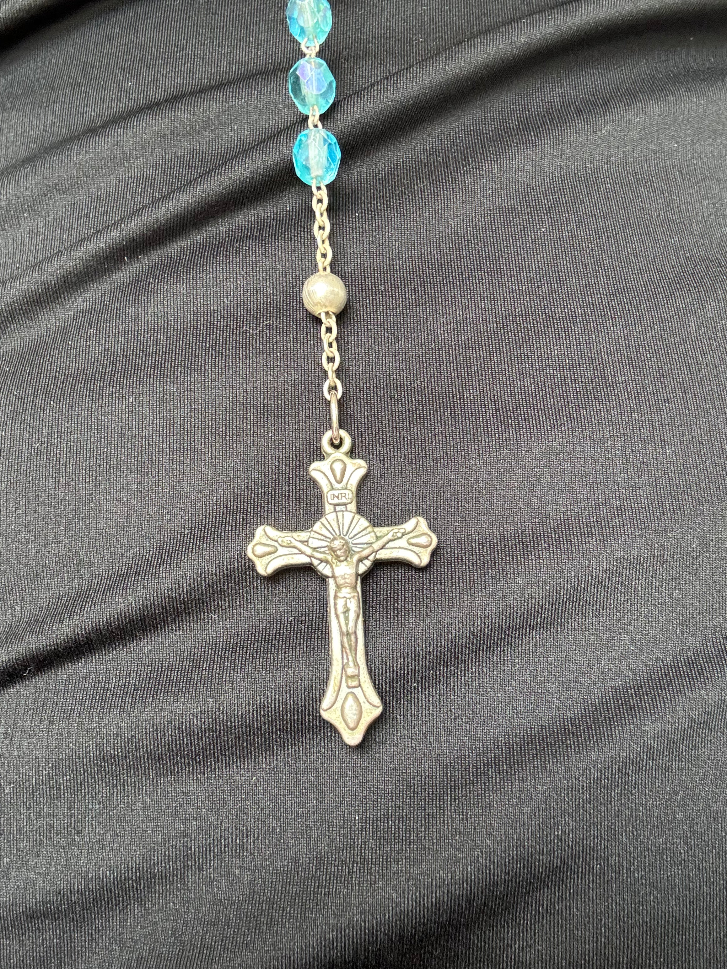 Dolce & Gabbana Rosary Necklace Blue Royal (OS) - 5