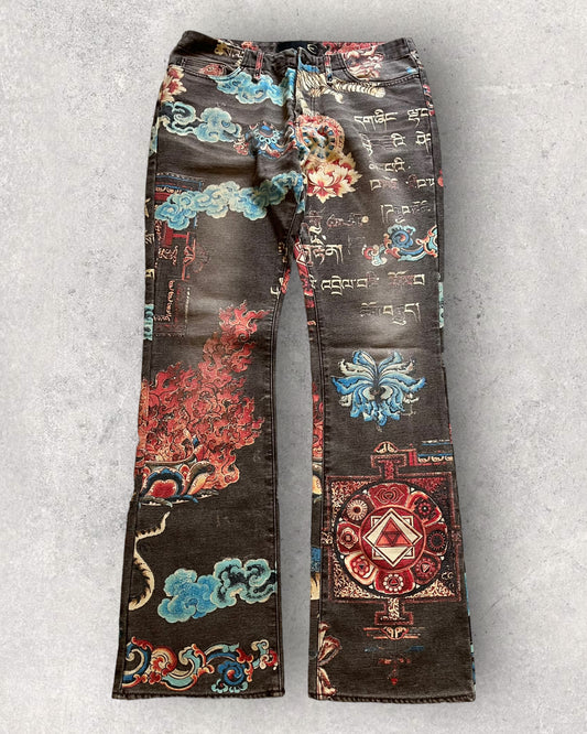 2000 Just Cavalli Japanese Fantasy World Pants (L)