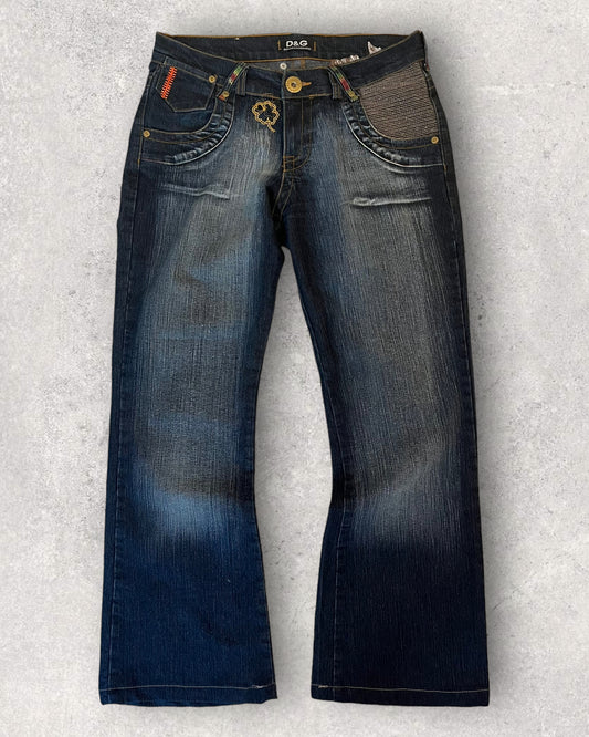 2007 Dolce & Gabbana Technical Denim (XS)