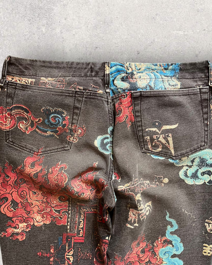 2000 Just Cavalli Japanese Fantasy World Pants (L)