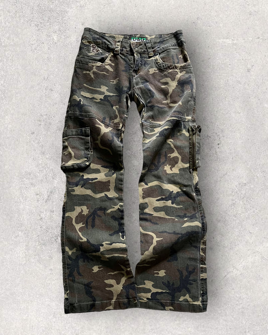 00 年代 Dolce &amp; Gabbana 军装工装裤 (S) 
