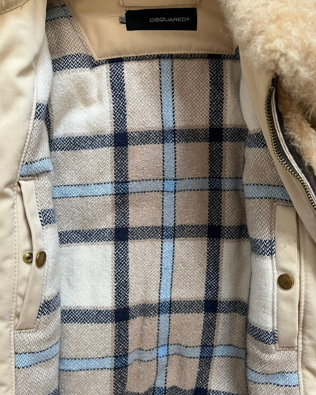 00s DSQUARED2 ファーノースジャケット(S/M)