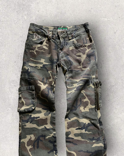 00s Dolce & Gabbana Military Cargo Pants (S)