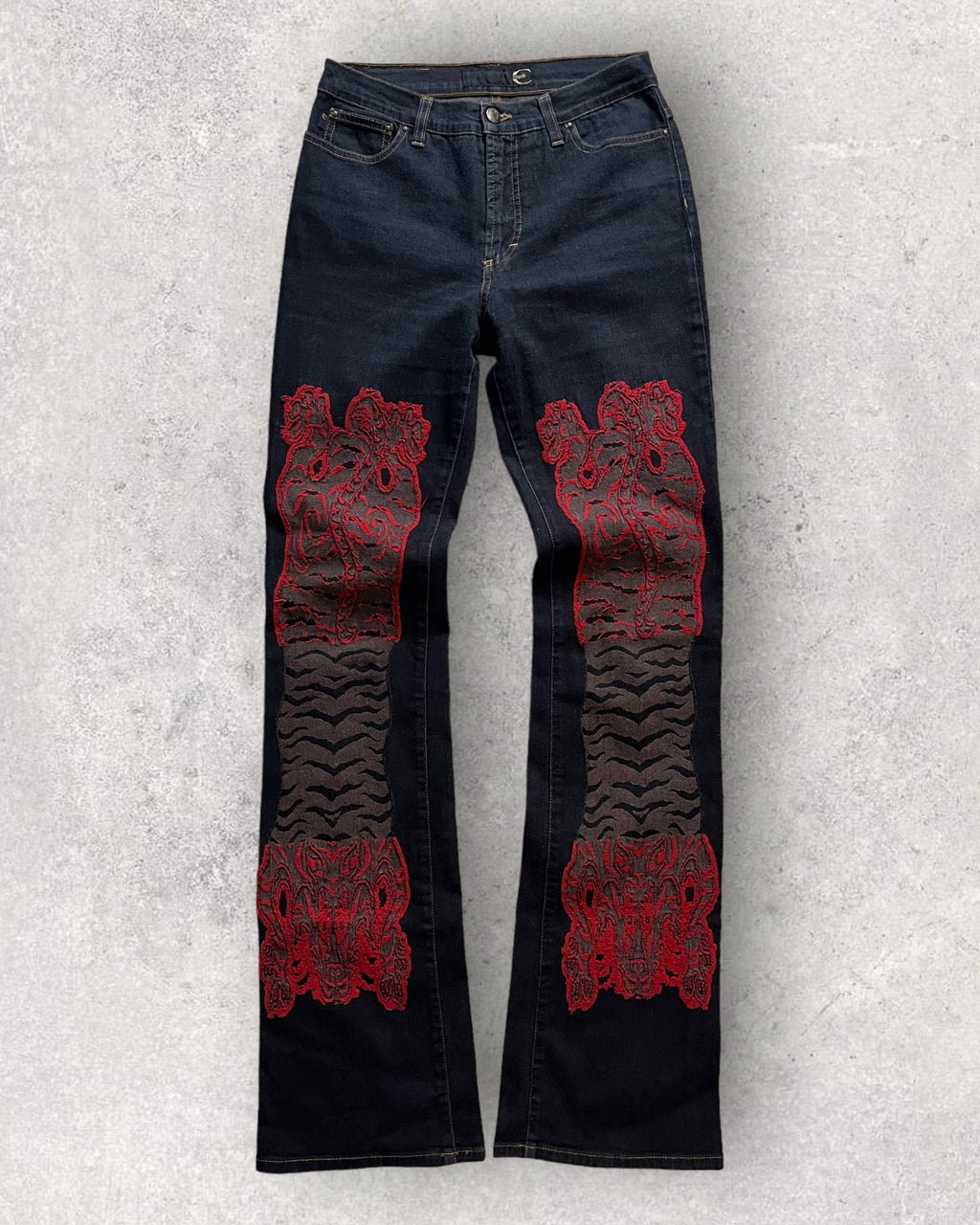 Just Cavalli Tiger Carpet Jeans