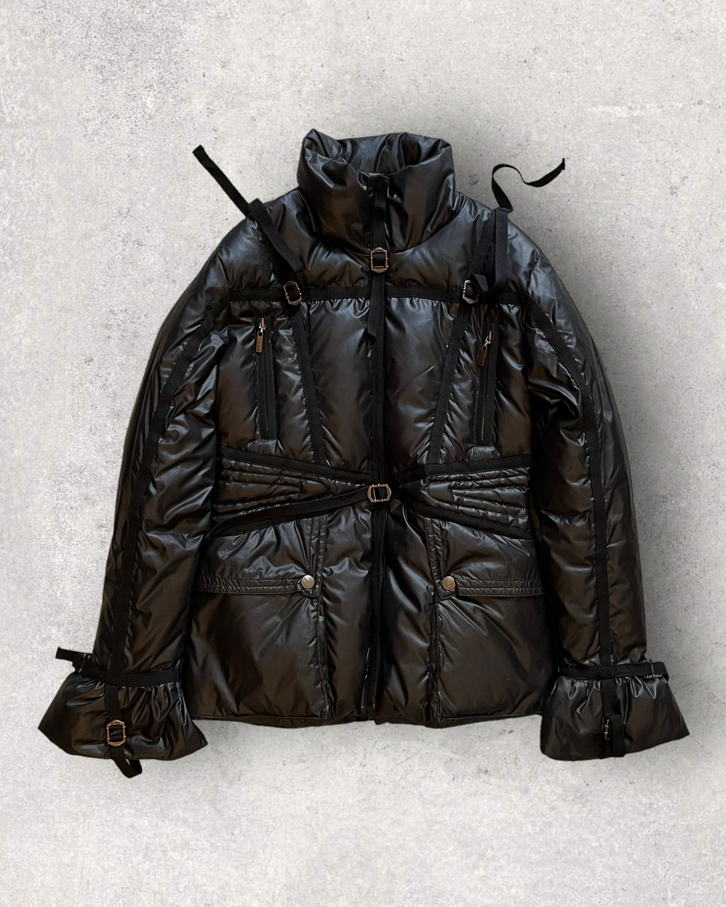 1990s Roberto Cavalli Parachute Harness Puffer Jacket (S)