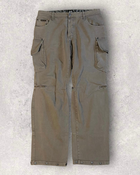 2003 Dolce &amp; Gabbana 工装拉链裤 (L)