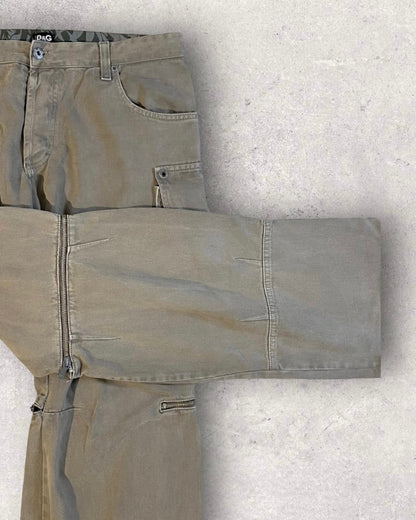 2003 Dolce & Gabbana Cargo Zipped Pants (L)